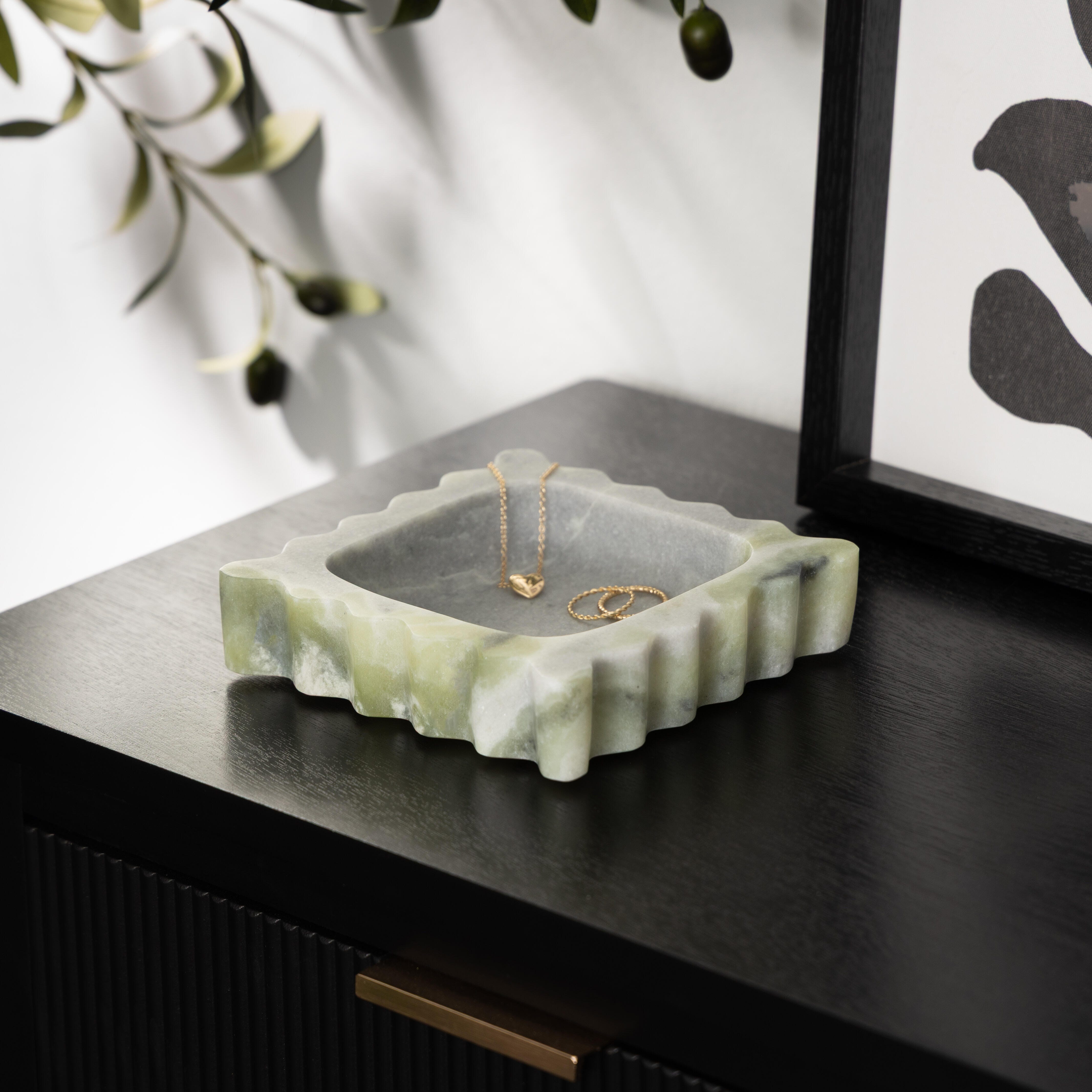 Bayberry Lane Swirl Pattern Tray, , rollover