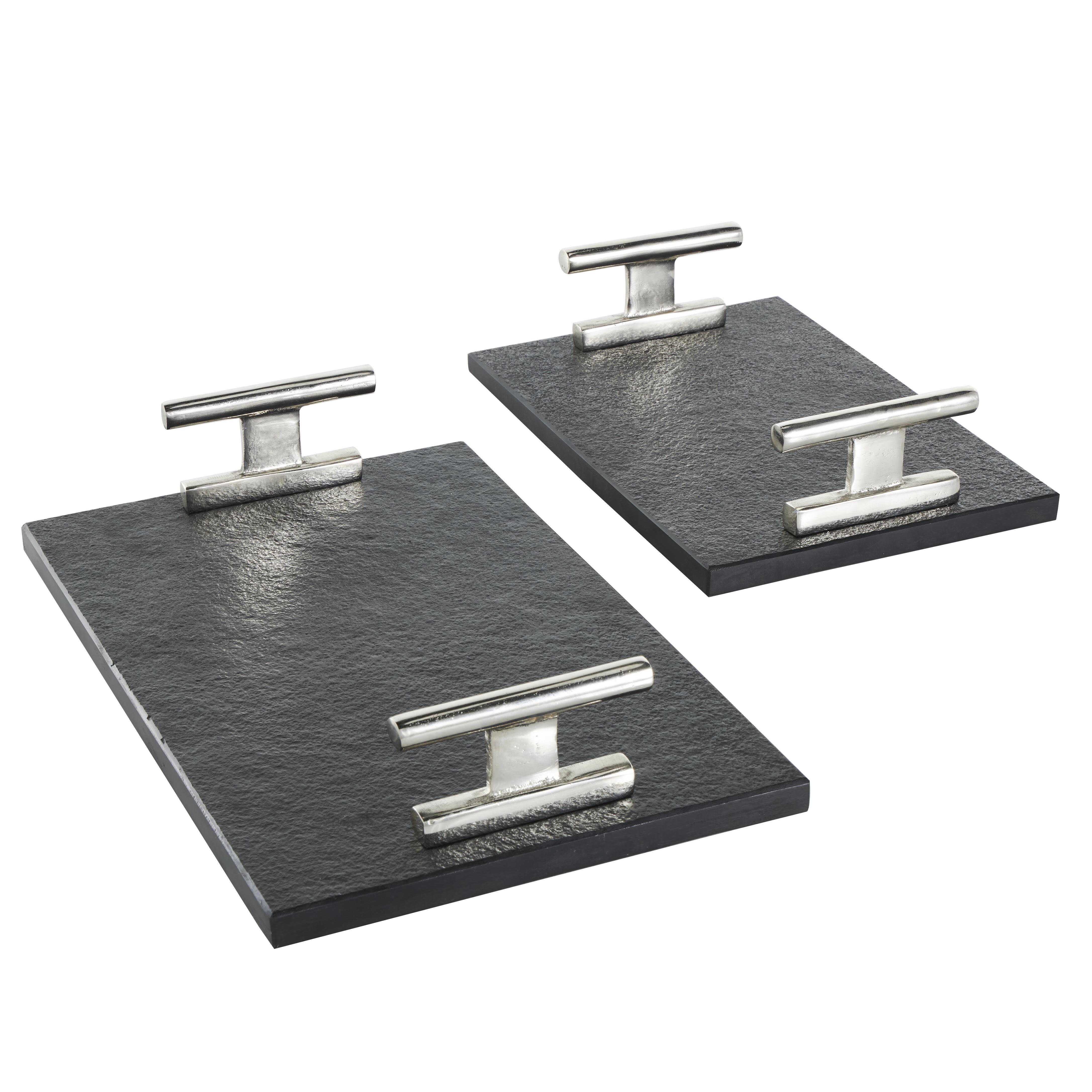 Bayberry Lane Textured Decorative Tray (Set of 2), , large