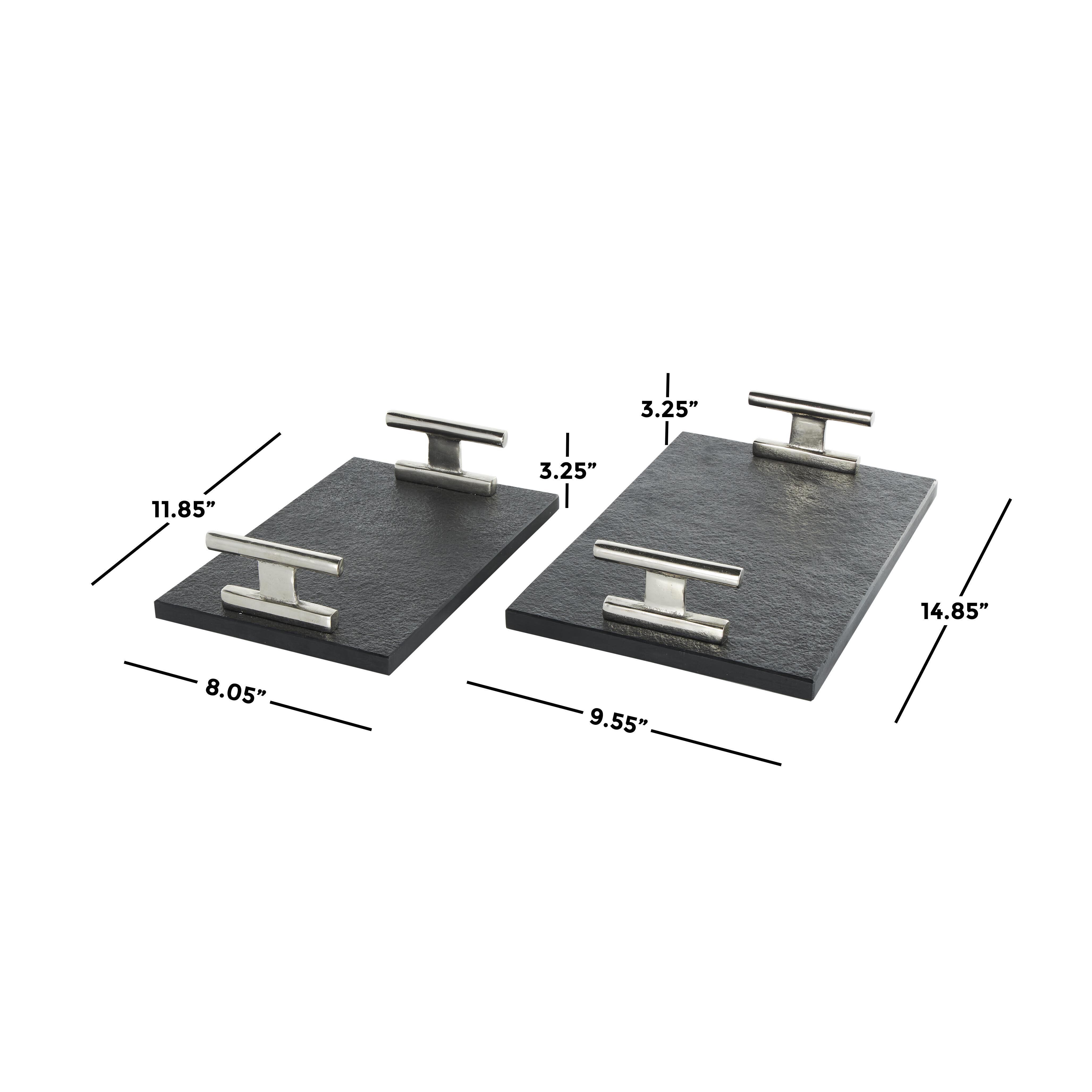 Bayberry Lane Textured Decorative Tray (Set of 2), , large