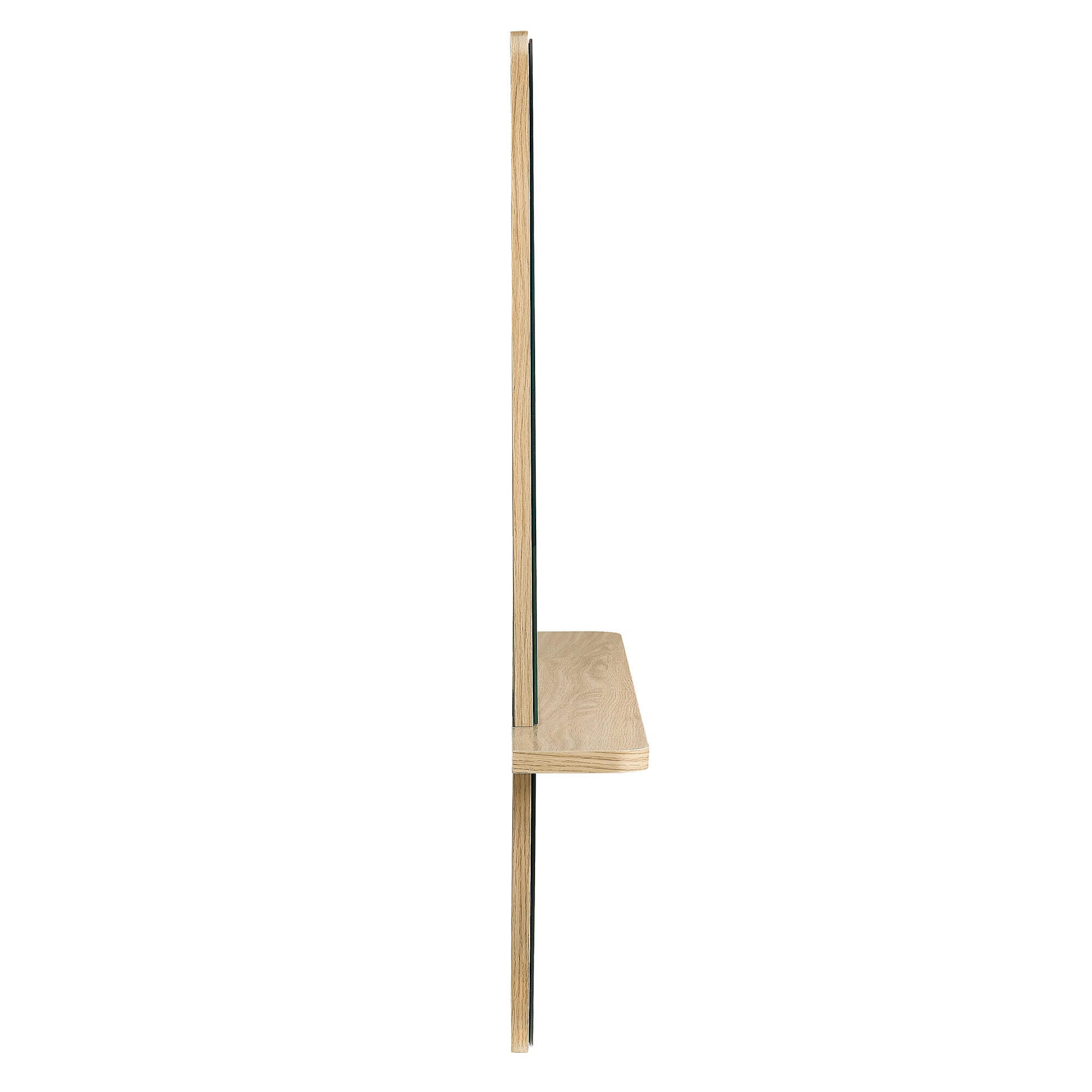 Modway Solstice Wall Mirror, Oak, large