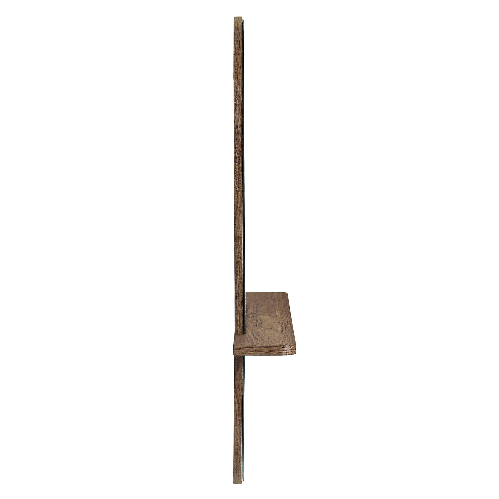 Modway Solstice Wall Mirror, Walnut, large