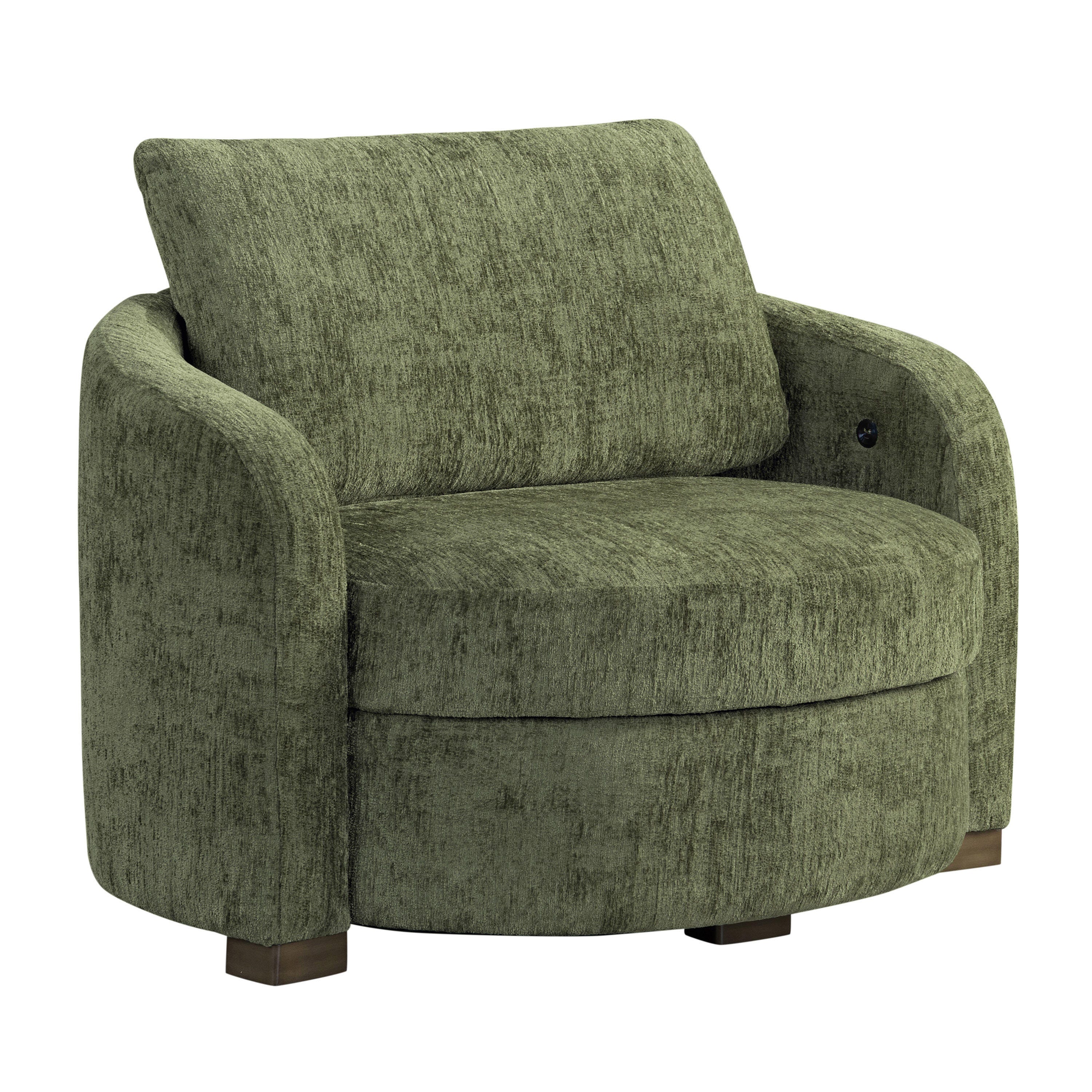 Studio Living Manchester Accent Chair, Olive, large