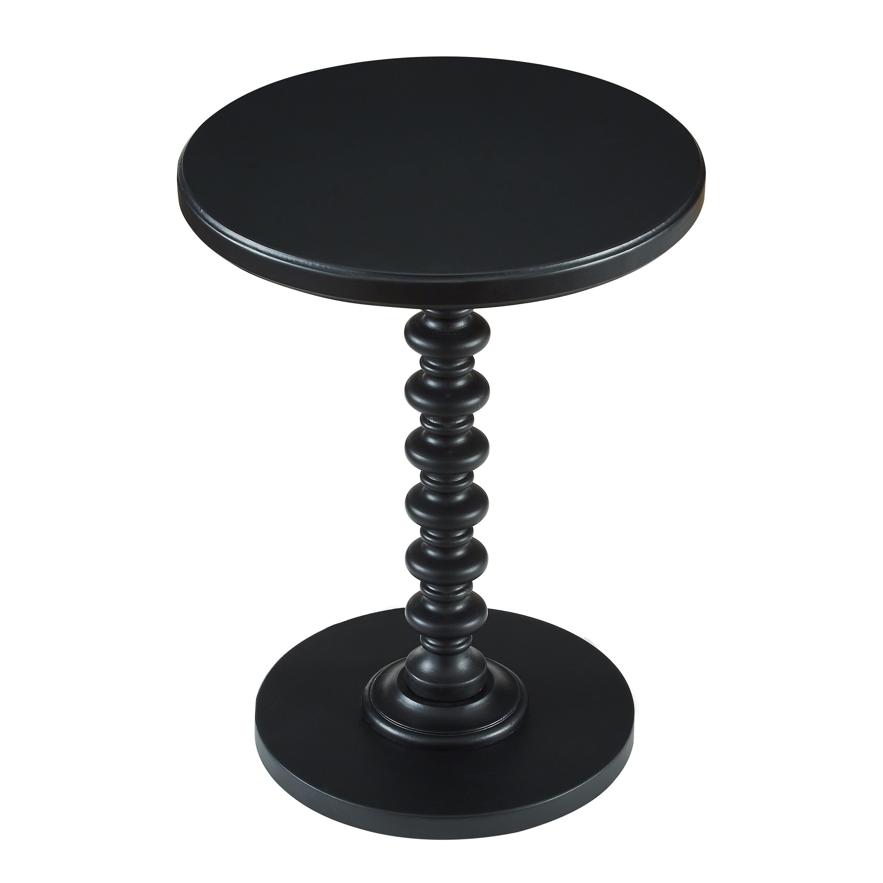 Linon Elina Accent Table, Black, large