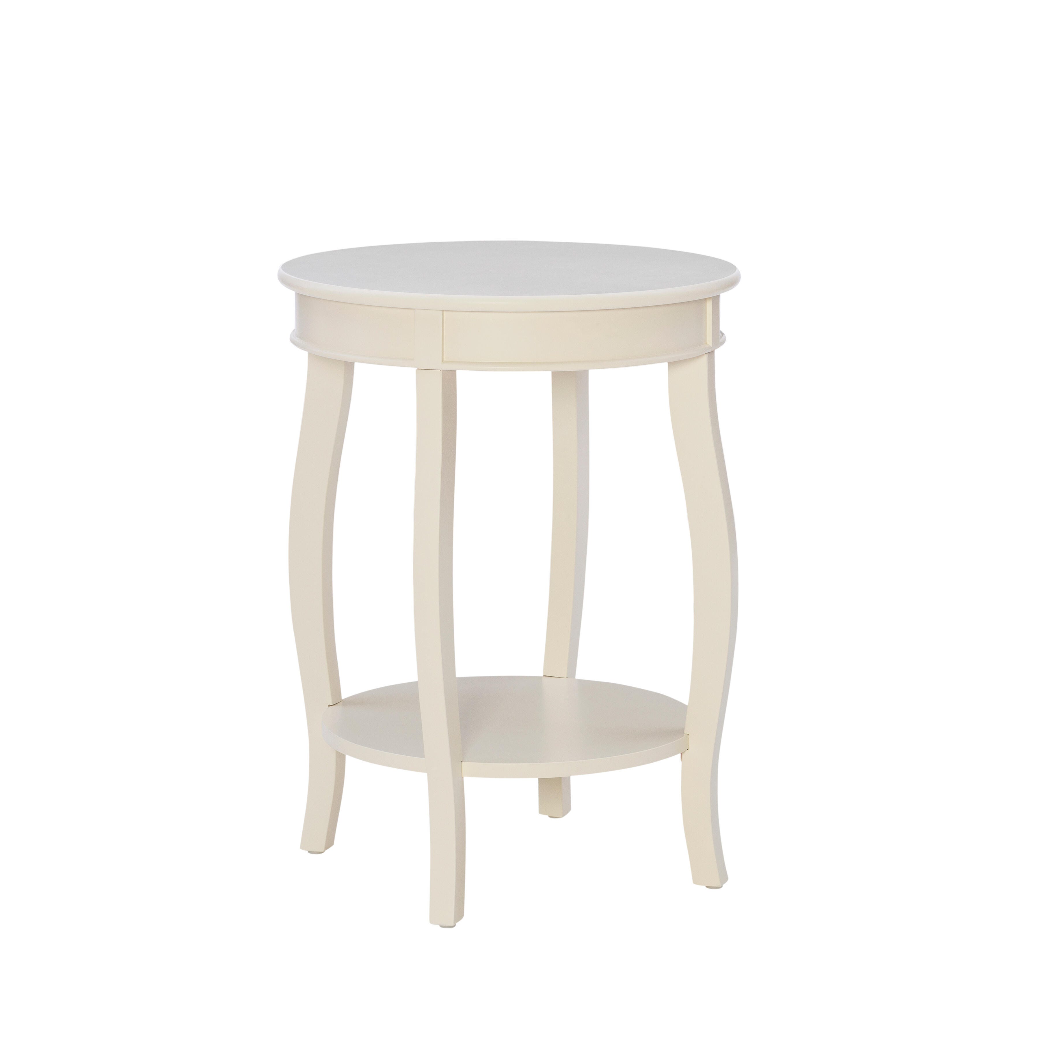 Linon Miller Accent Table, Beige, large