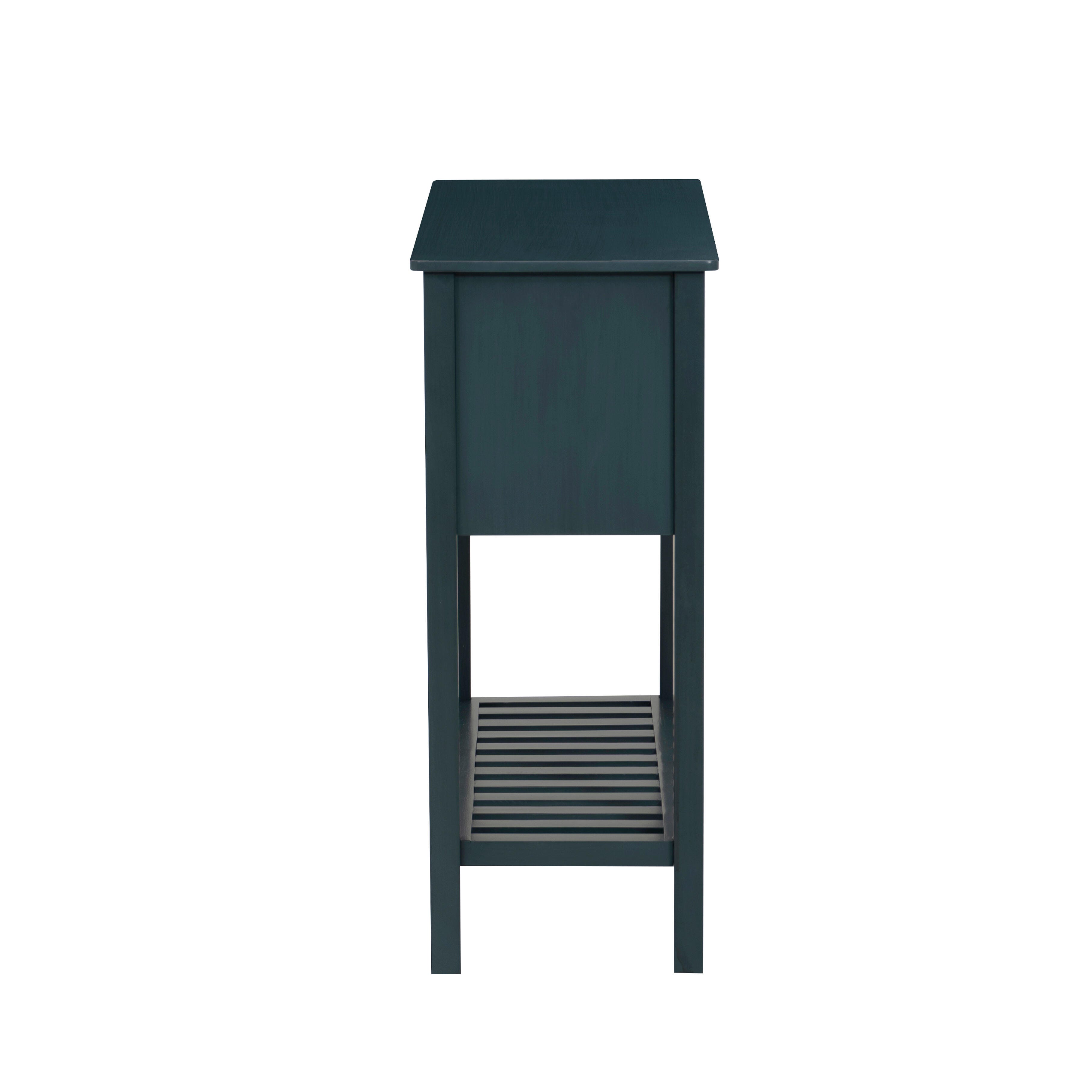 Linon Bowen Console Table, Navy, large