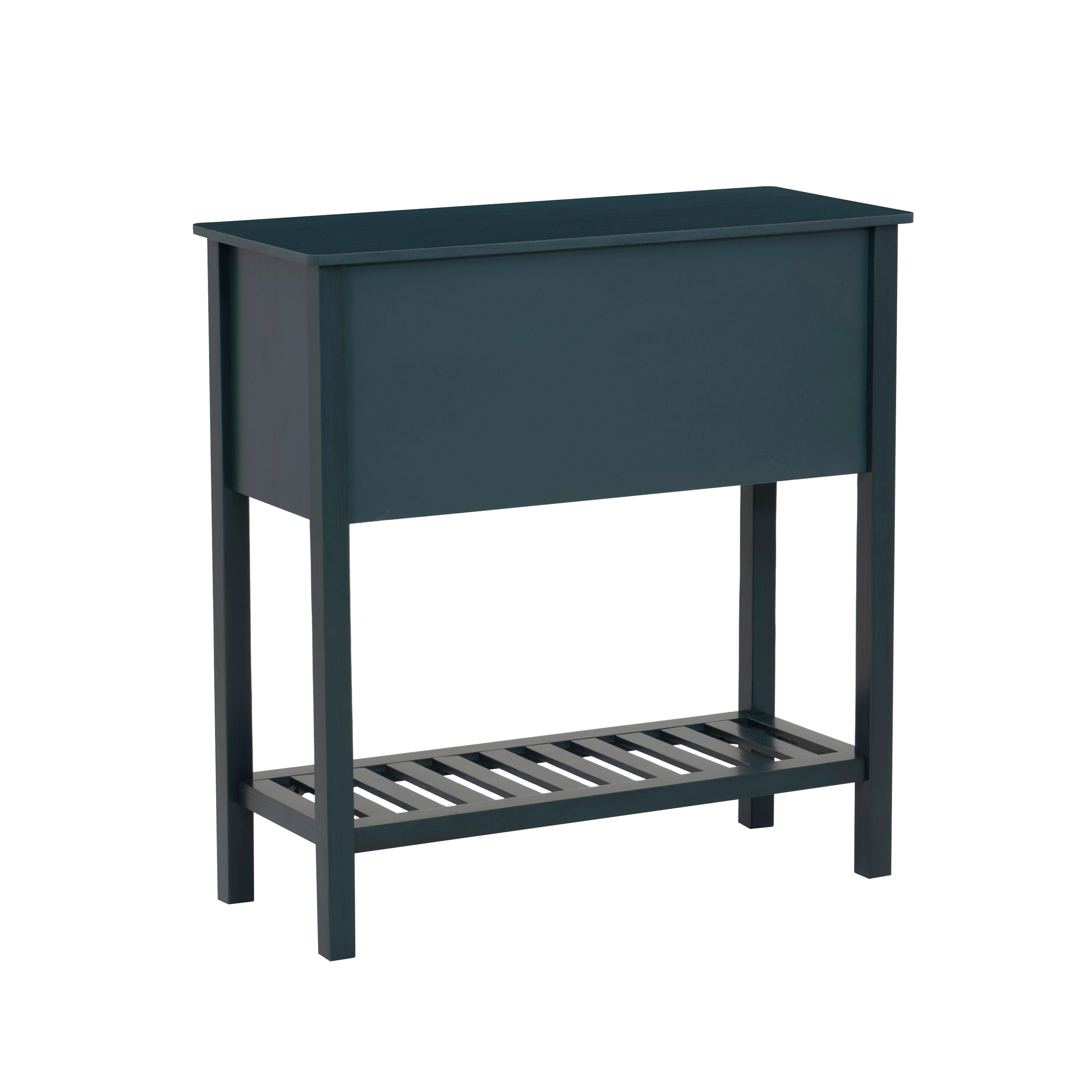 Linon Bowen Console Table, Navy, large