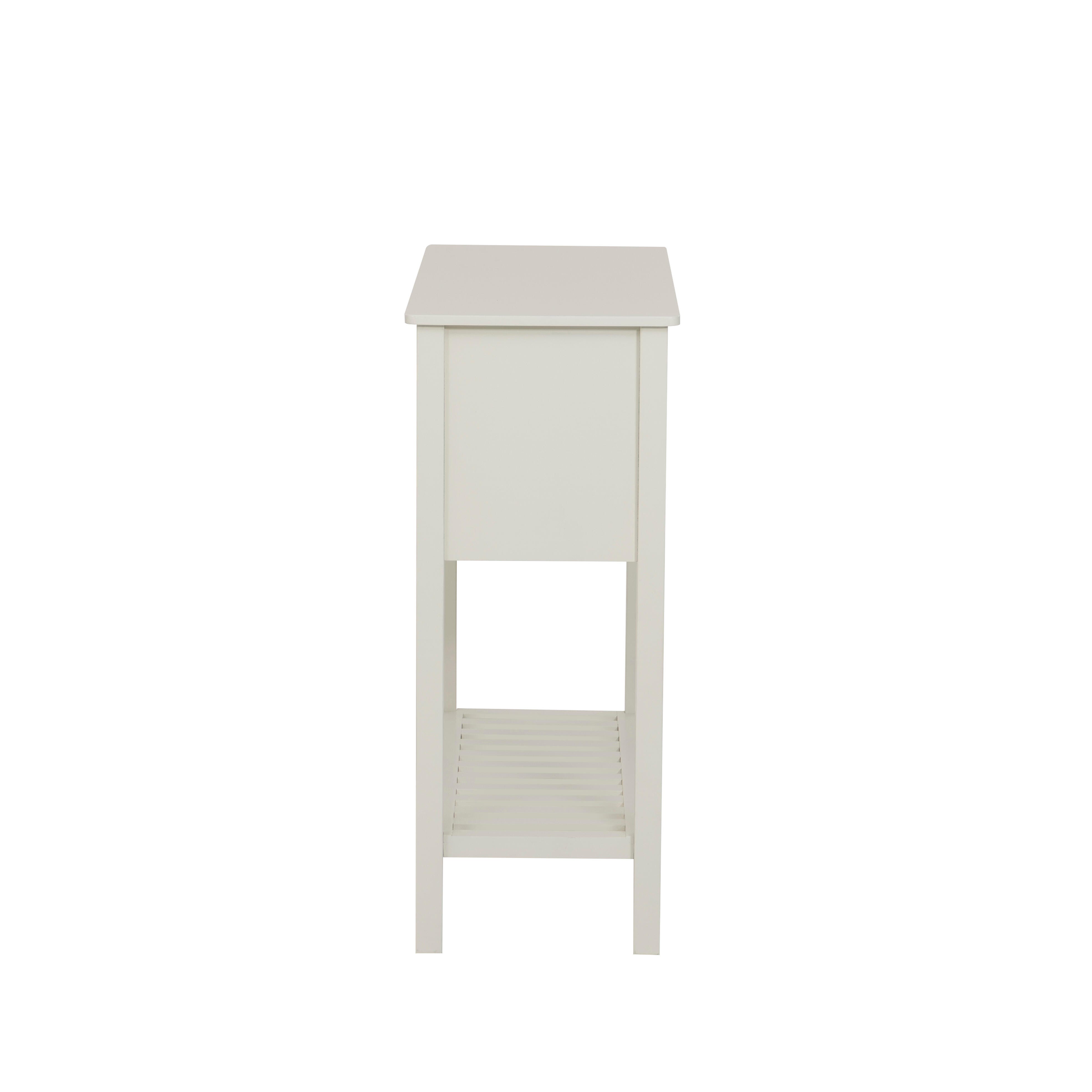 Linon Bowen Console Table, Cream, large
