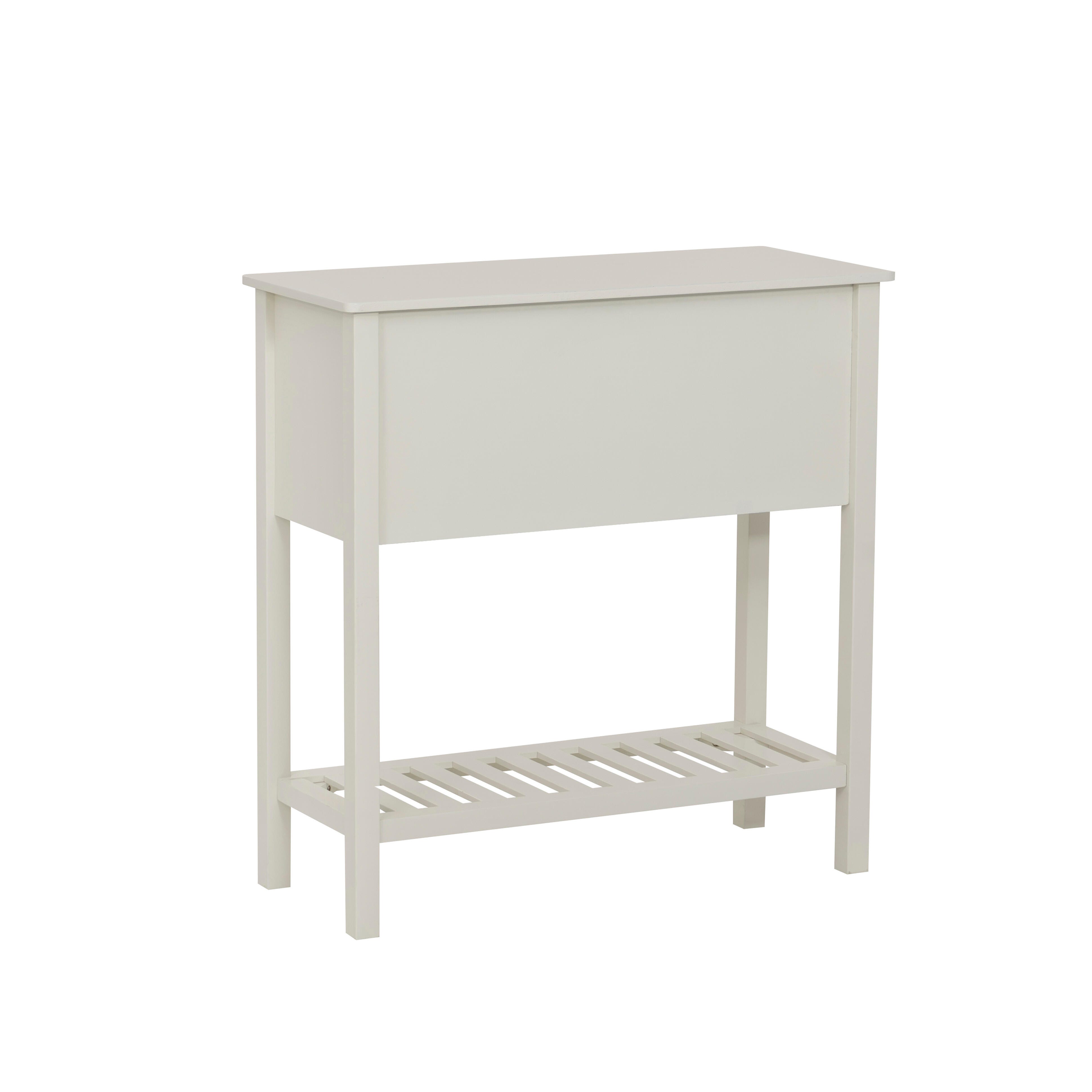 Linon Bowen Console Table, Cream, large