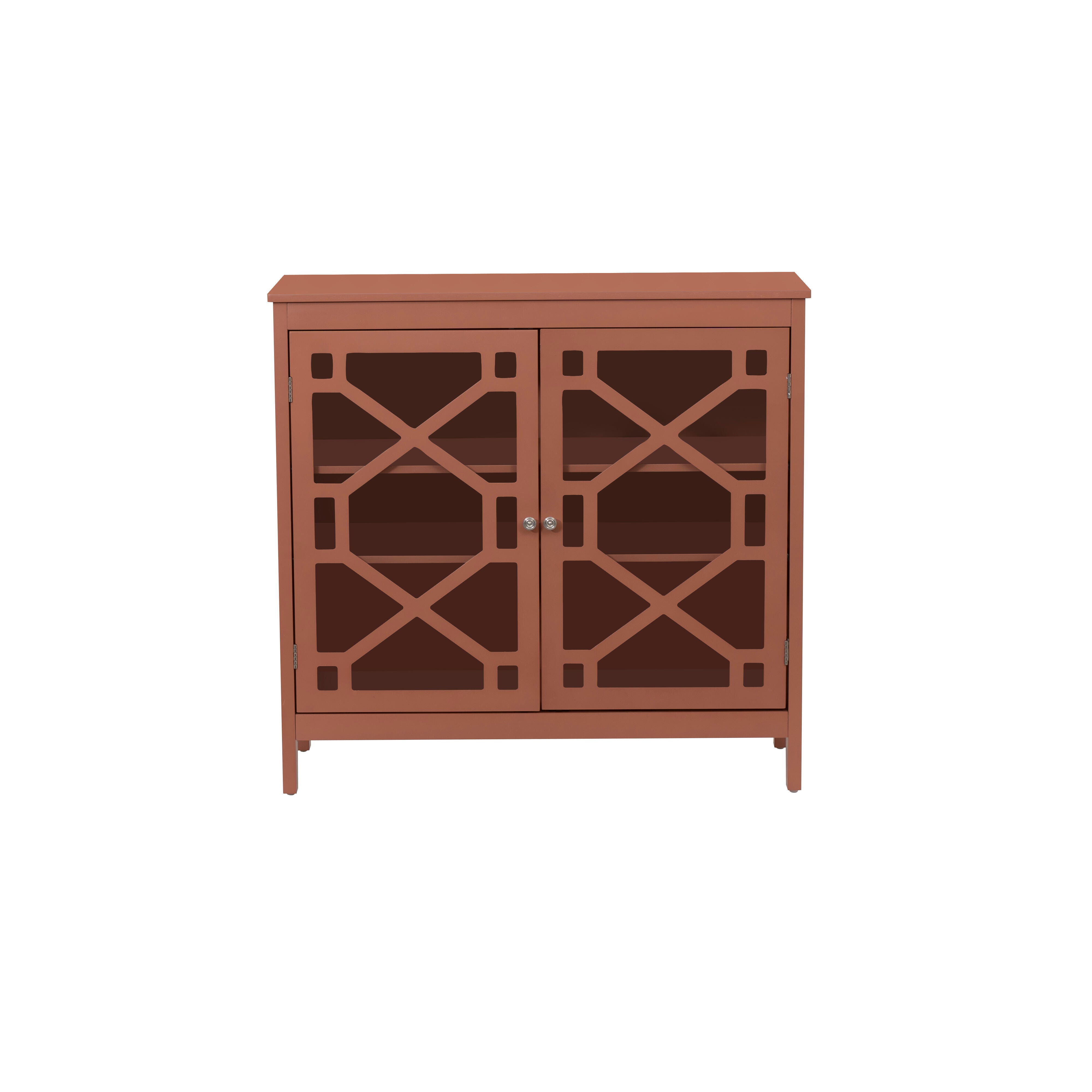 Linon Kedrick 38" Accent Cabinet, , large