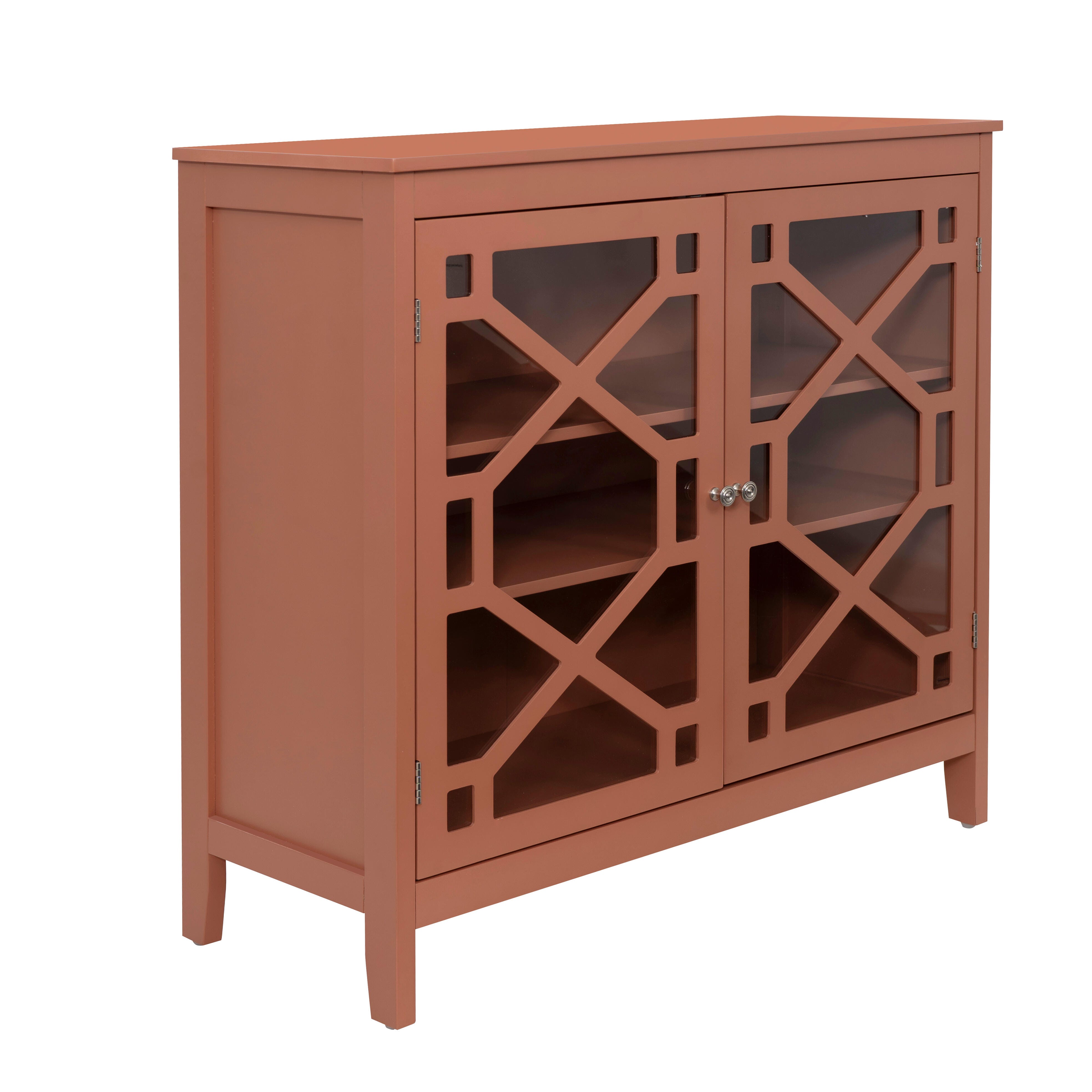 Linon Kedrick 38" Accent Cabinet, , large