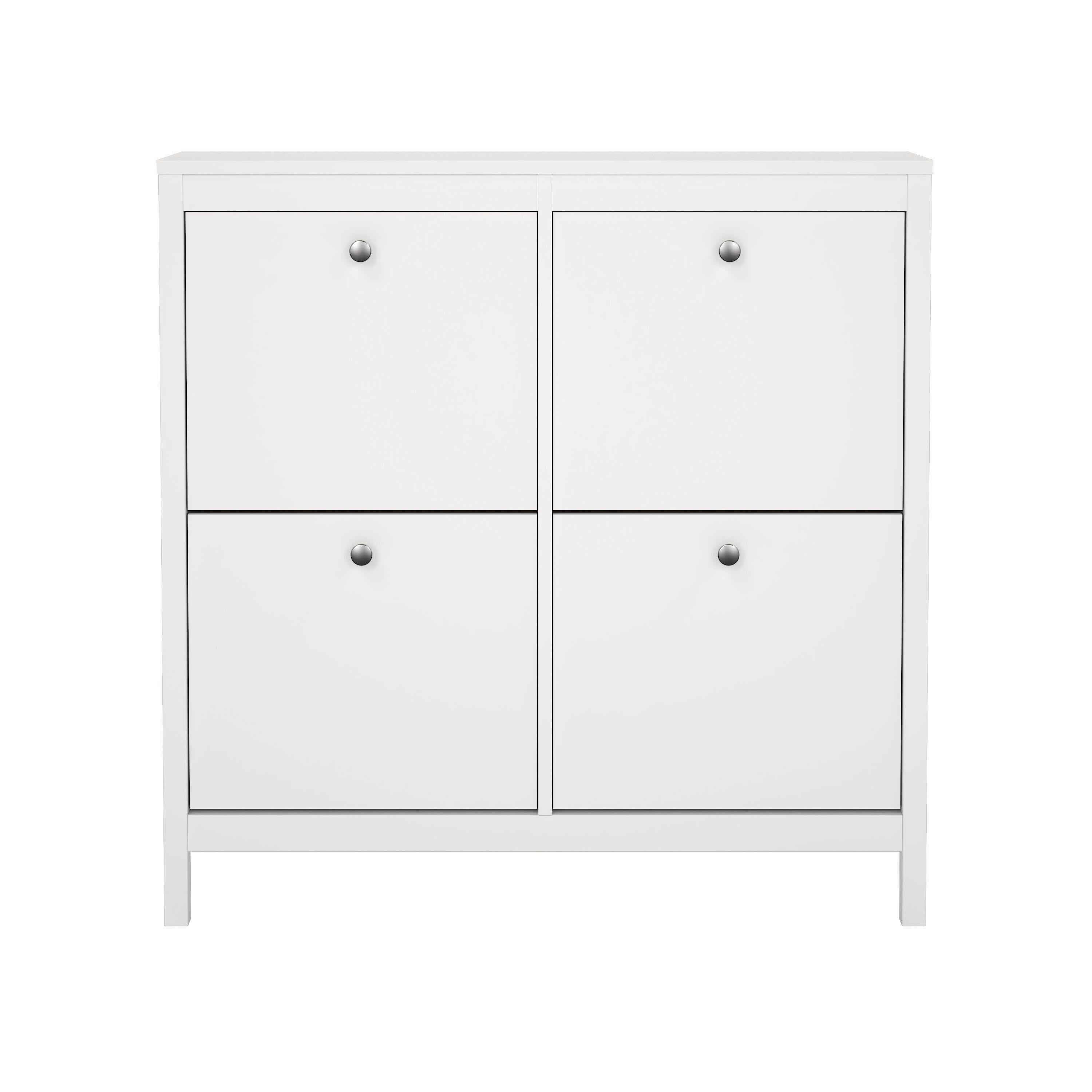 Tvilum Madrid 4 Drawer Shoe Cabinet, , large