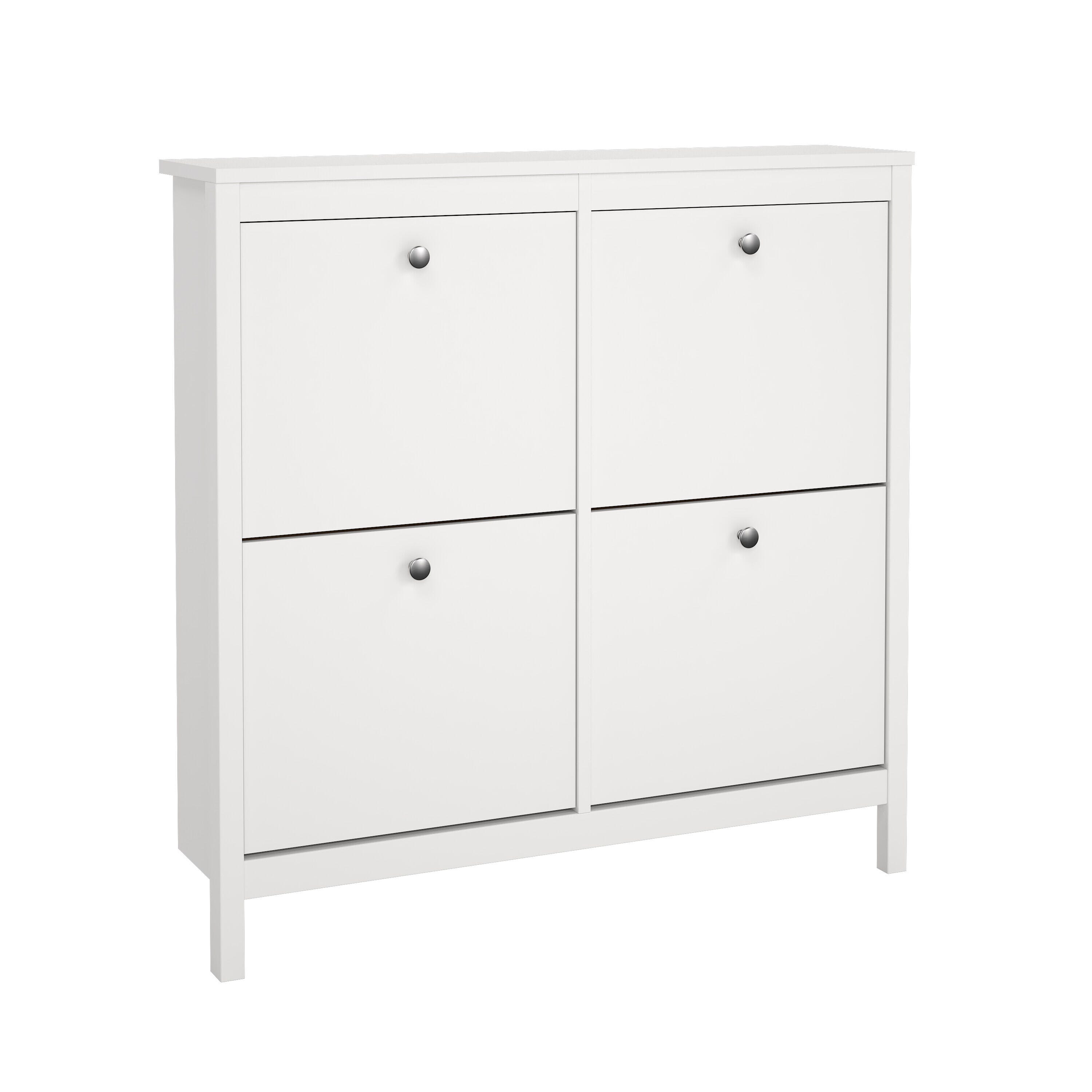 Tvilum Madrid 4 Drawer Shoe Cabinet, , large