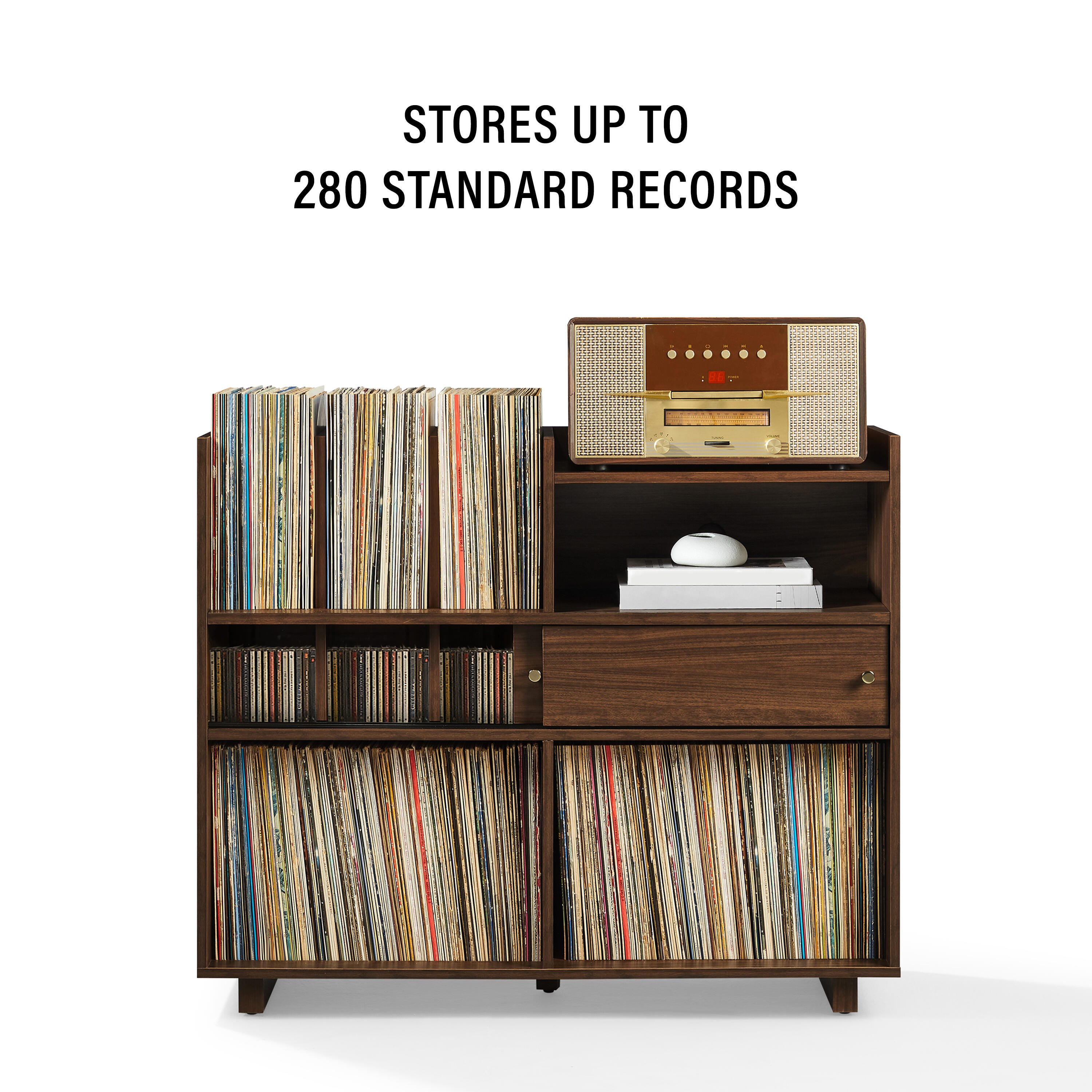 Crosley Furniture Dylan 40" Record Player Stand, , large