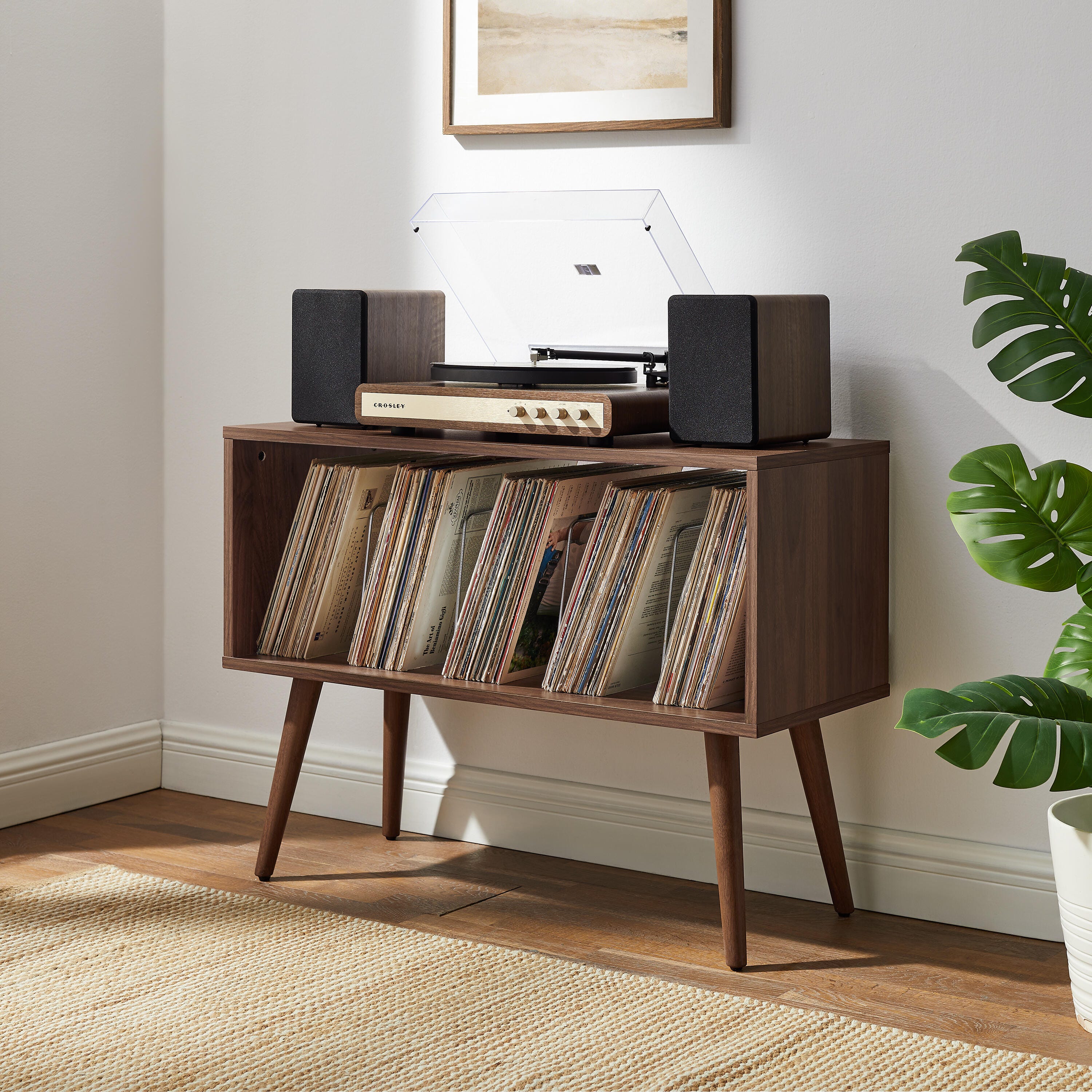 Crosley Furniture Liam 36" Record Player Stand, , rollover