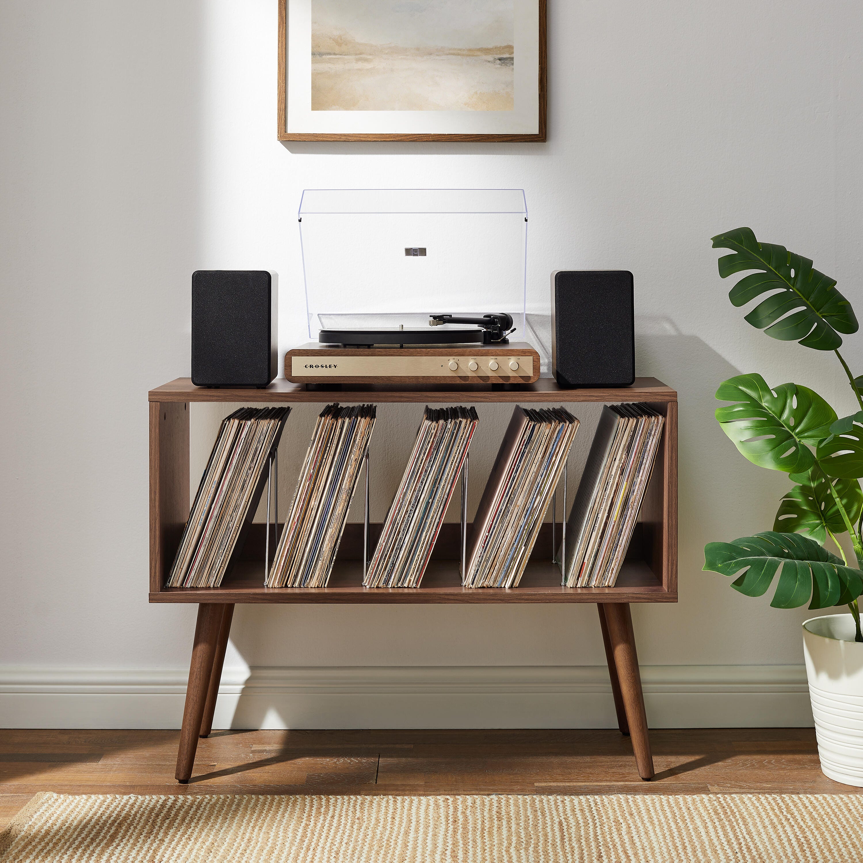Crosley Furniture Liam 36" Record Player Stand, , large
