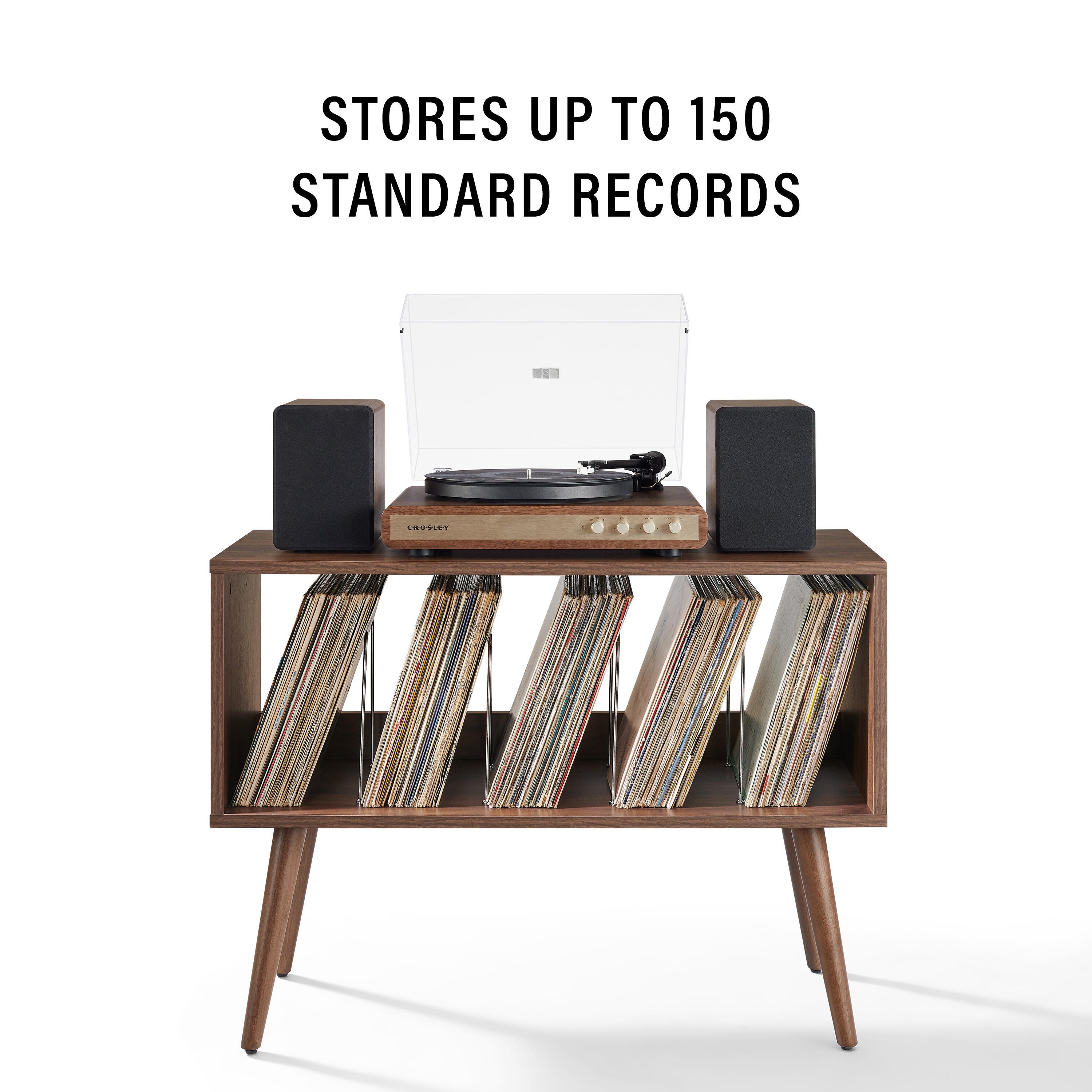 Crosley Furniture Liam 36" Record Player Stand, , large