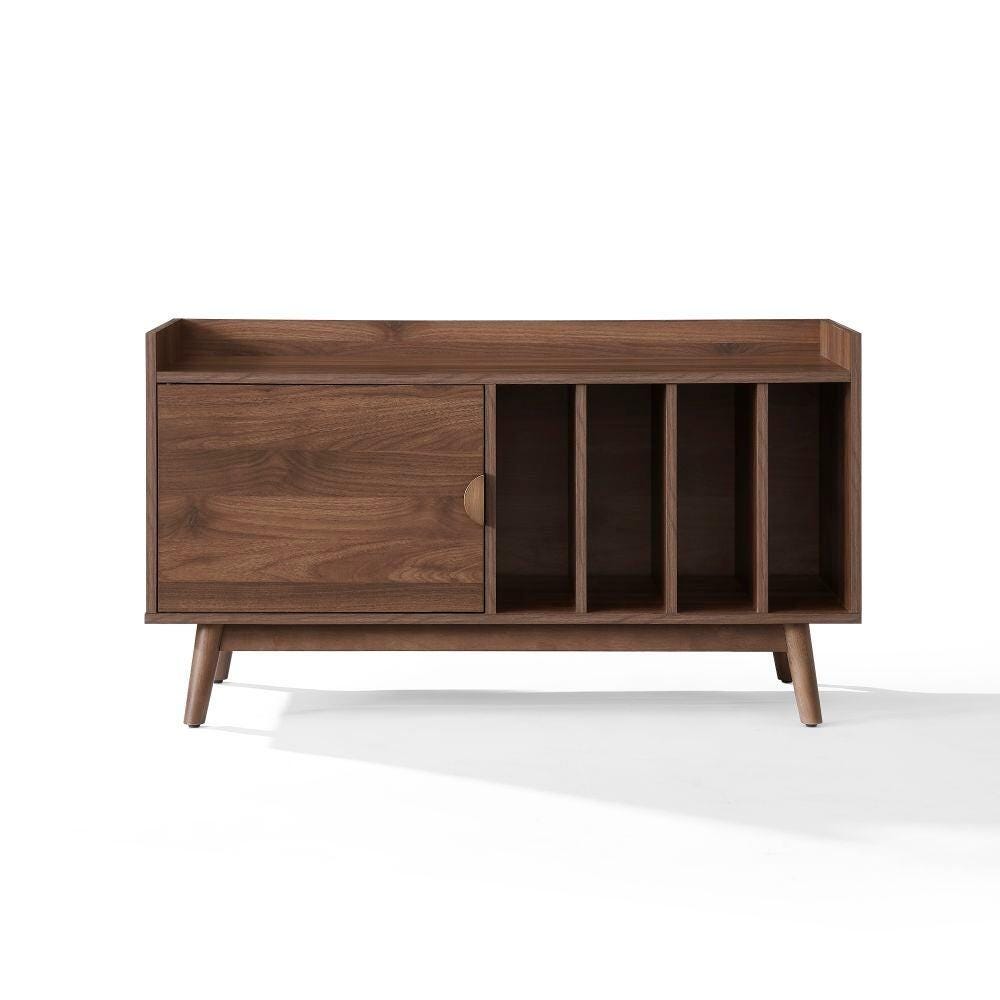 CrosleyFurniture Skylar 40" Record Player Cabinet, Walnut, large