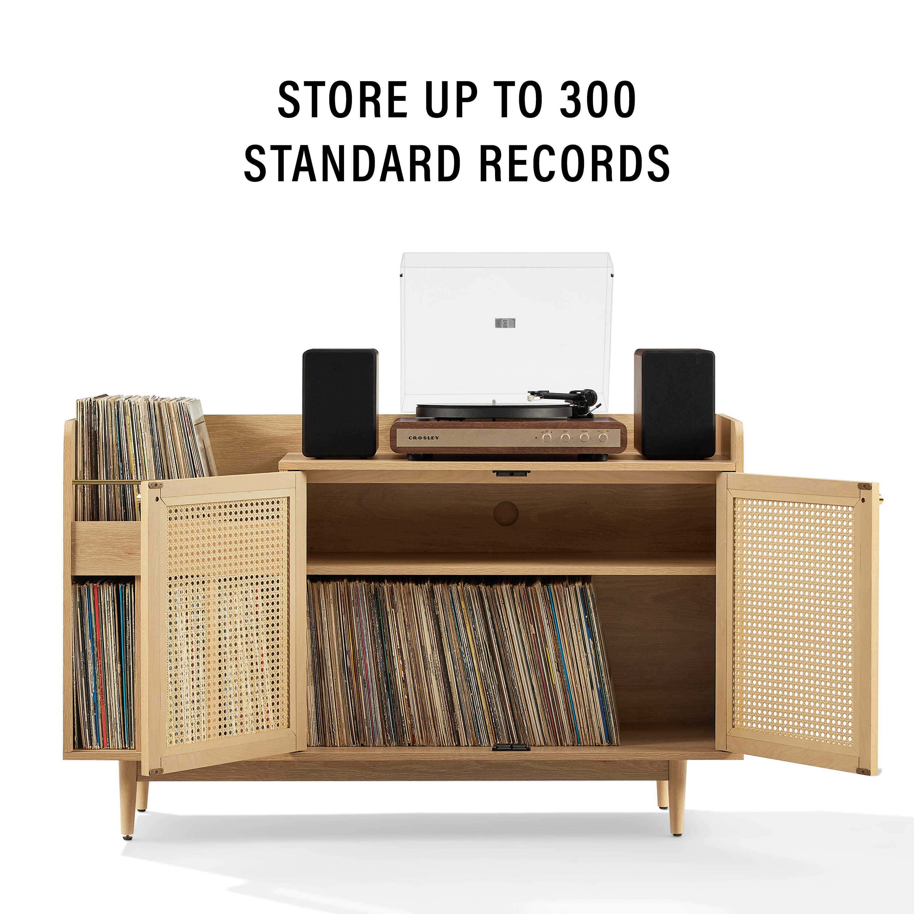 CrosleyFurniture Maeve 50" Record Player Cabinet, , large