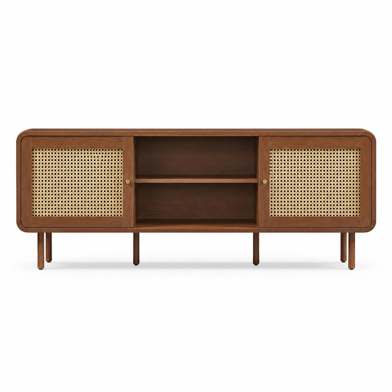 CrosleyFurniture Nora 60" Record Player Cabinet, , large