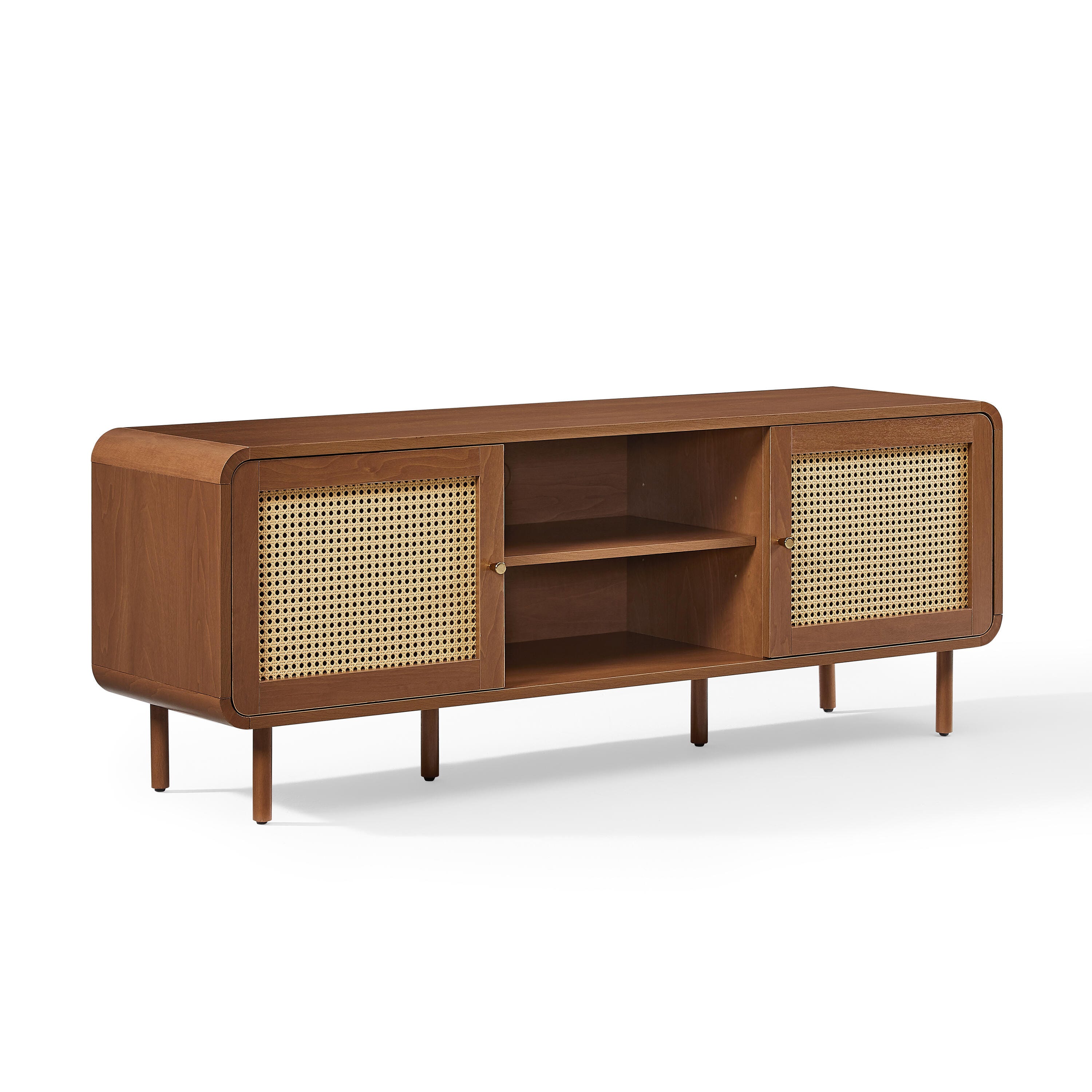 CrosleyFurniture Nora 60" Record Player Cabinet, , large