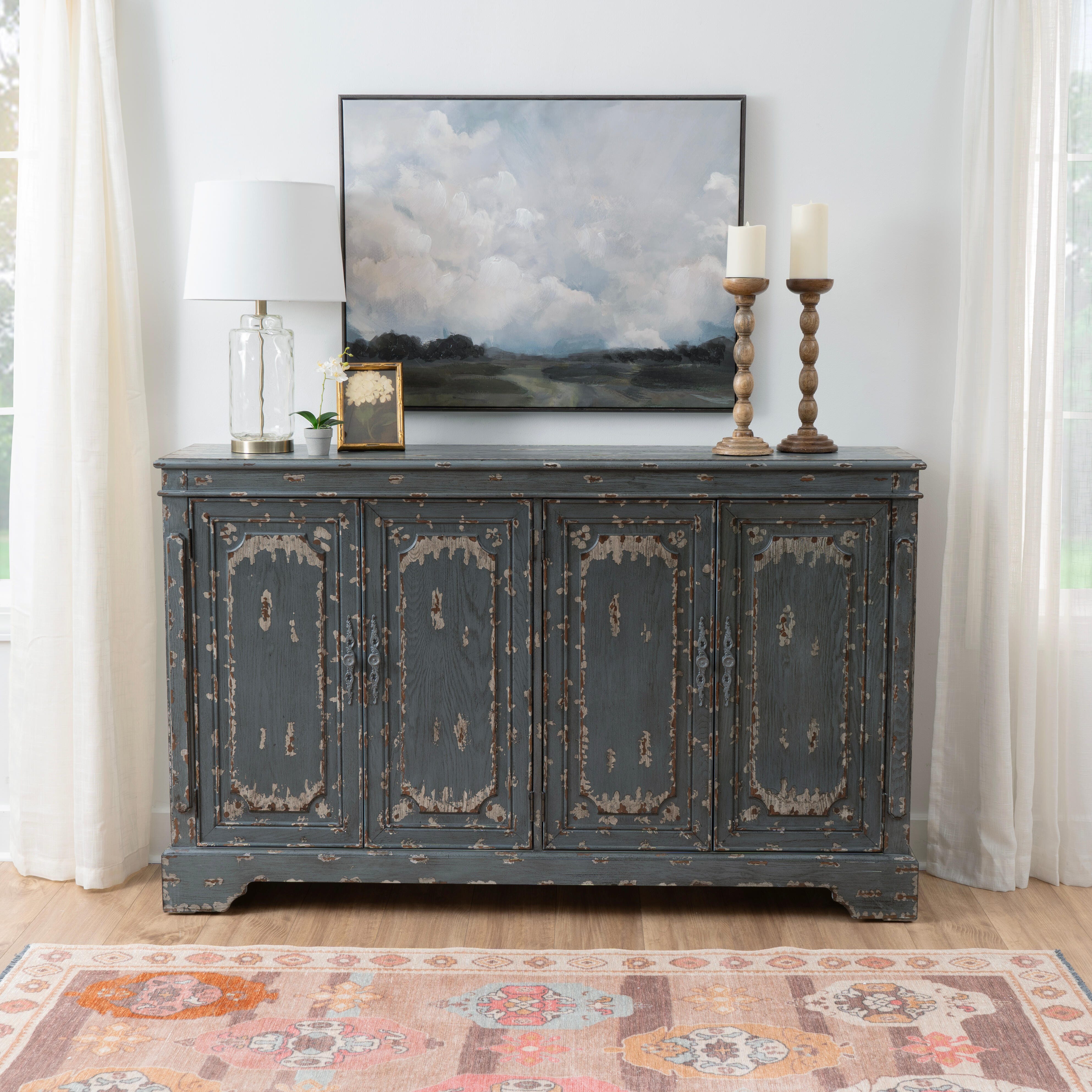 Linon Judith 65" Accent Cabinet, , rollover