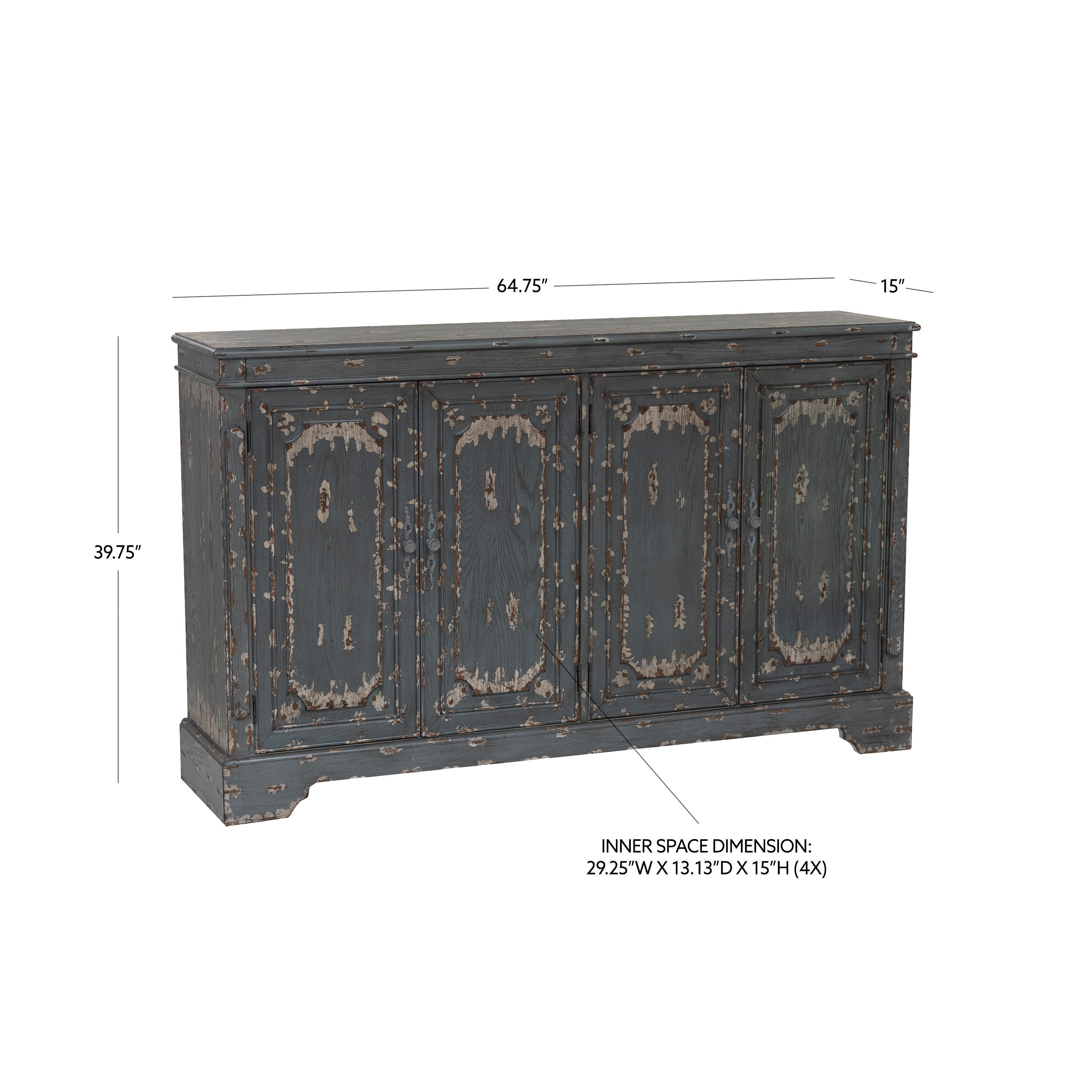 Linon Judith 65" Accent Cabinet, , large
