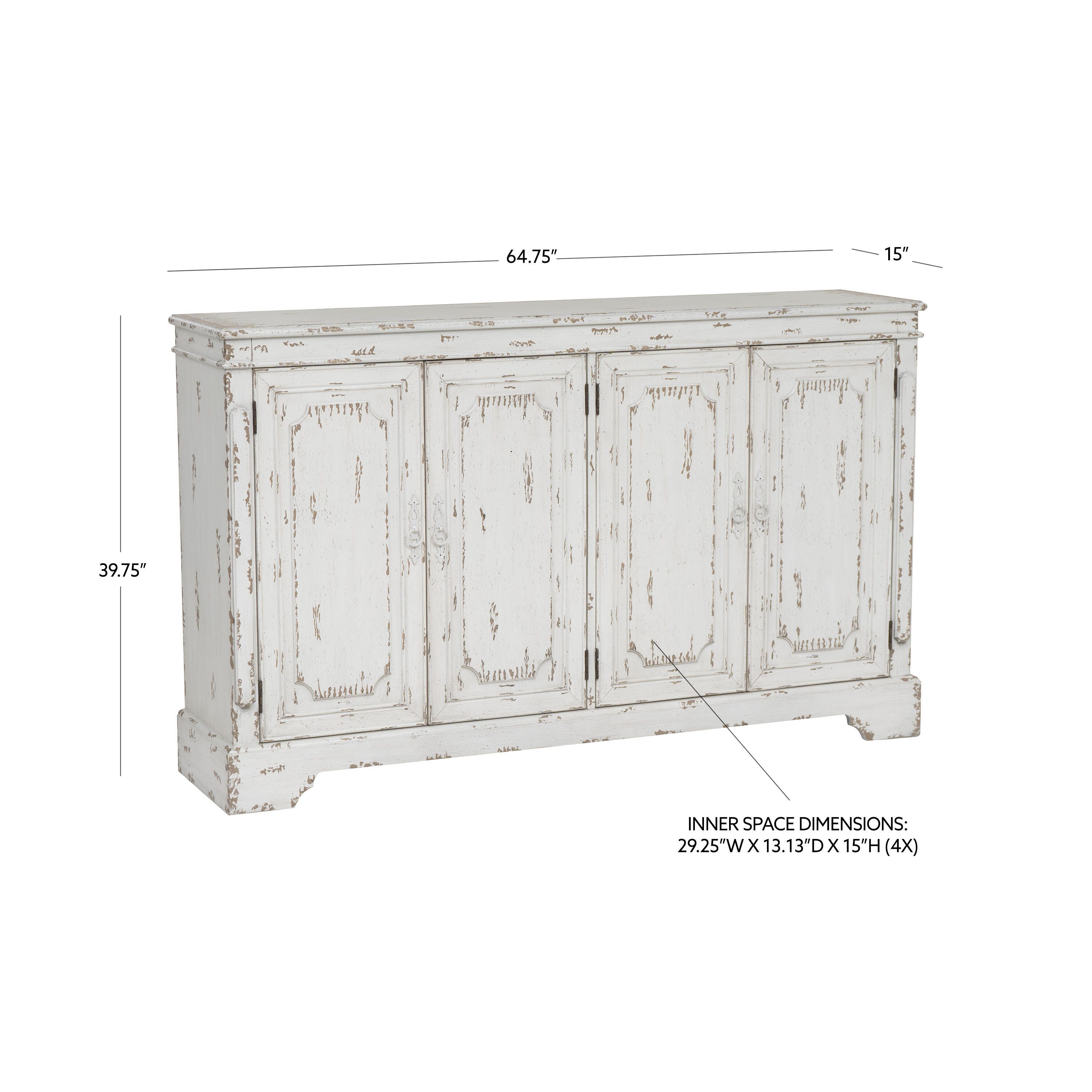Linon Adelaide 65" Accent Cabinet, , large