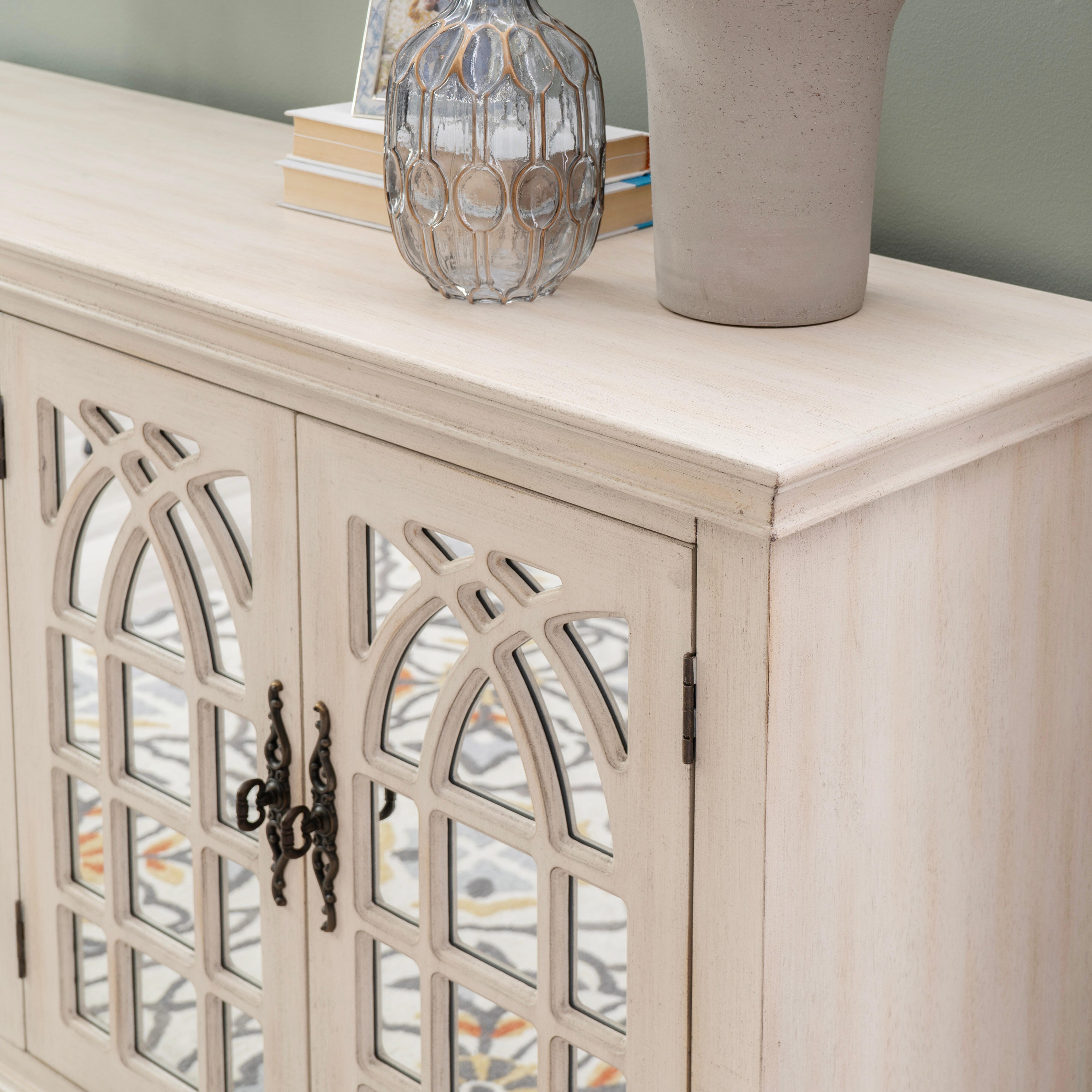 Linon Berkshire 60" Accent Cabinet, , large
