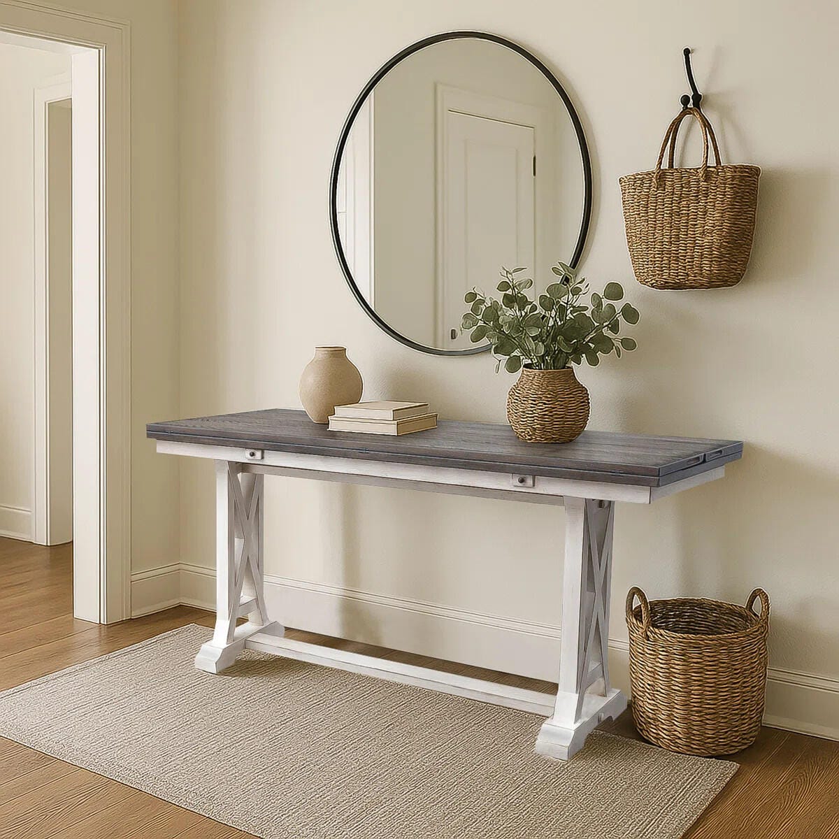 Linon Belsey Console Table, , large