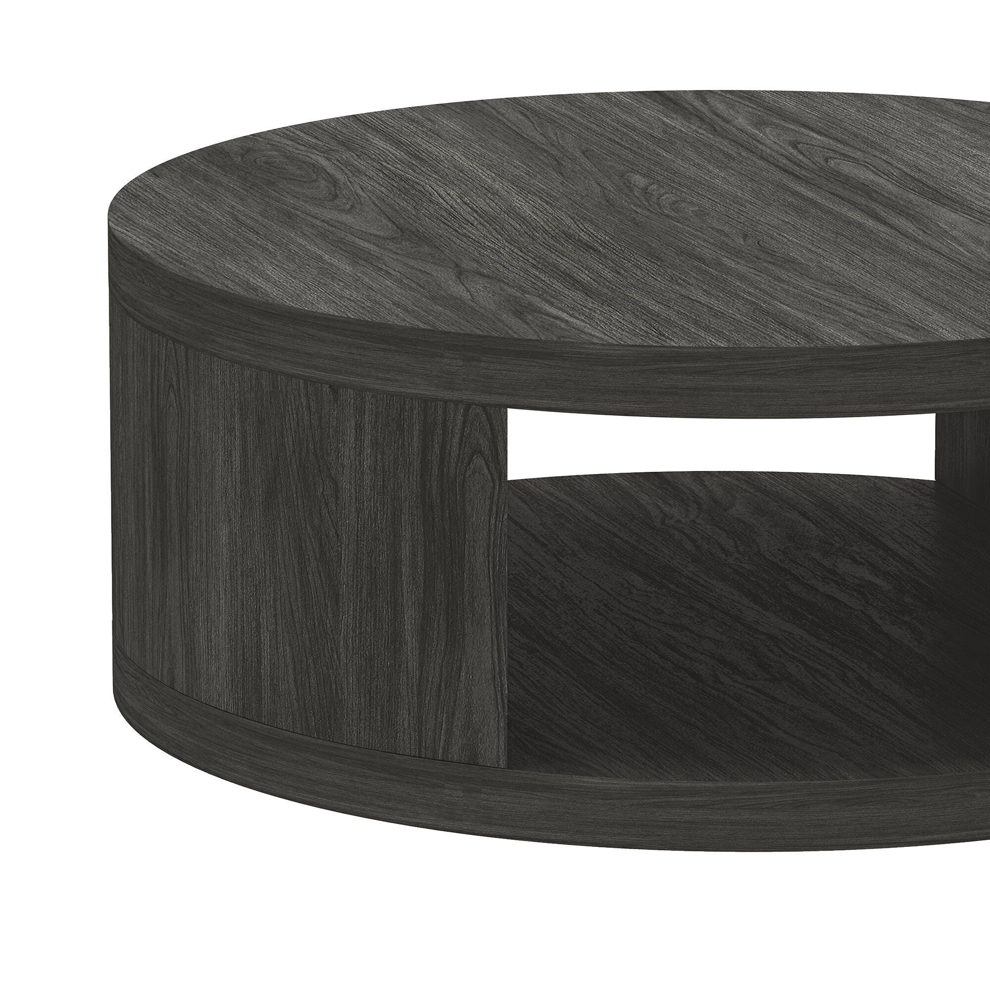 Manhattan Comfort Alure Coffee Table, Charcoal, large