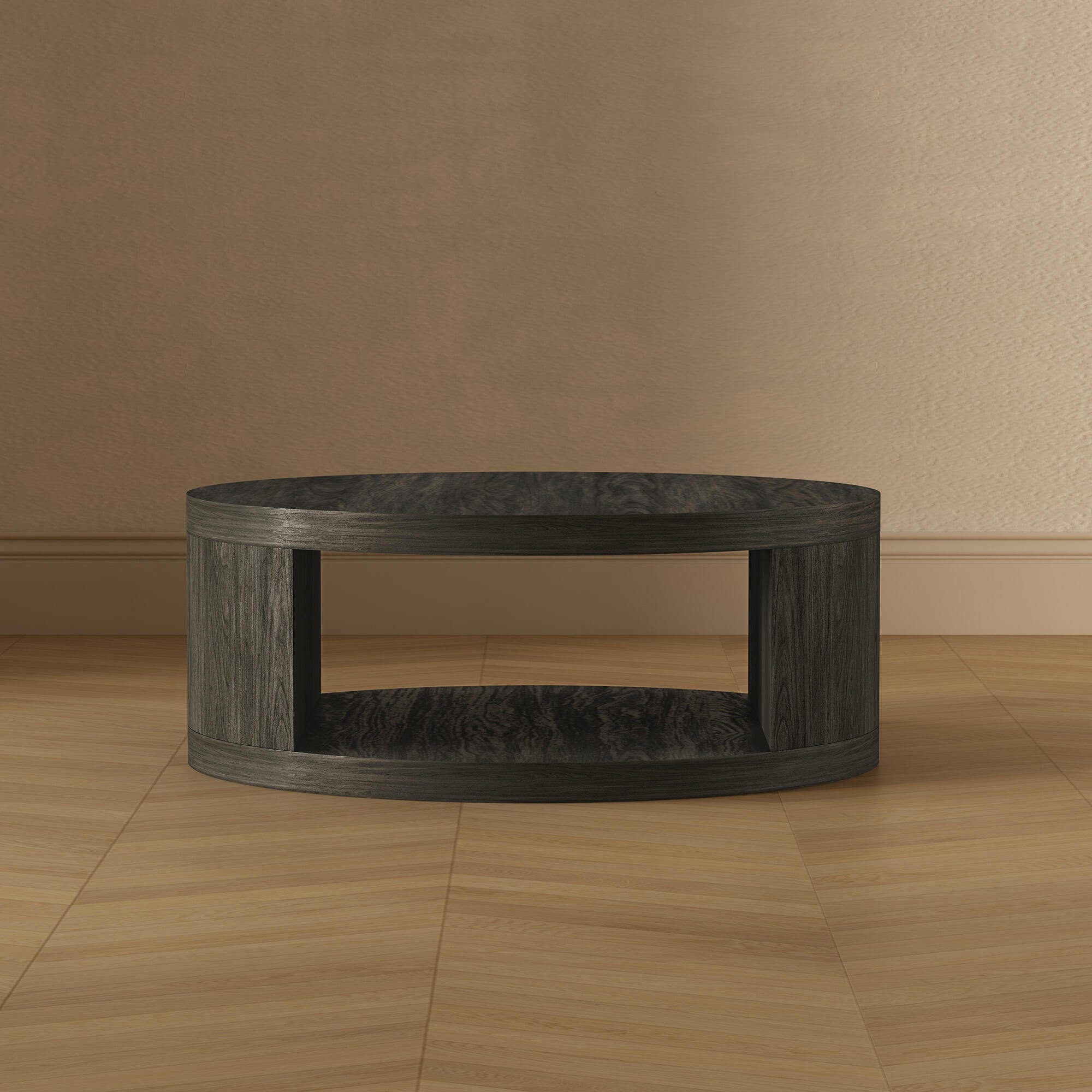 Manhattan Comfort Alure Coffee Table, Charcoal, large