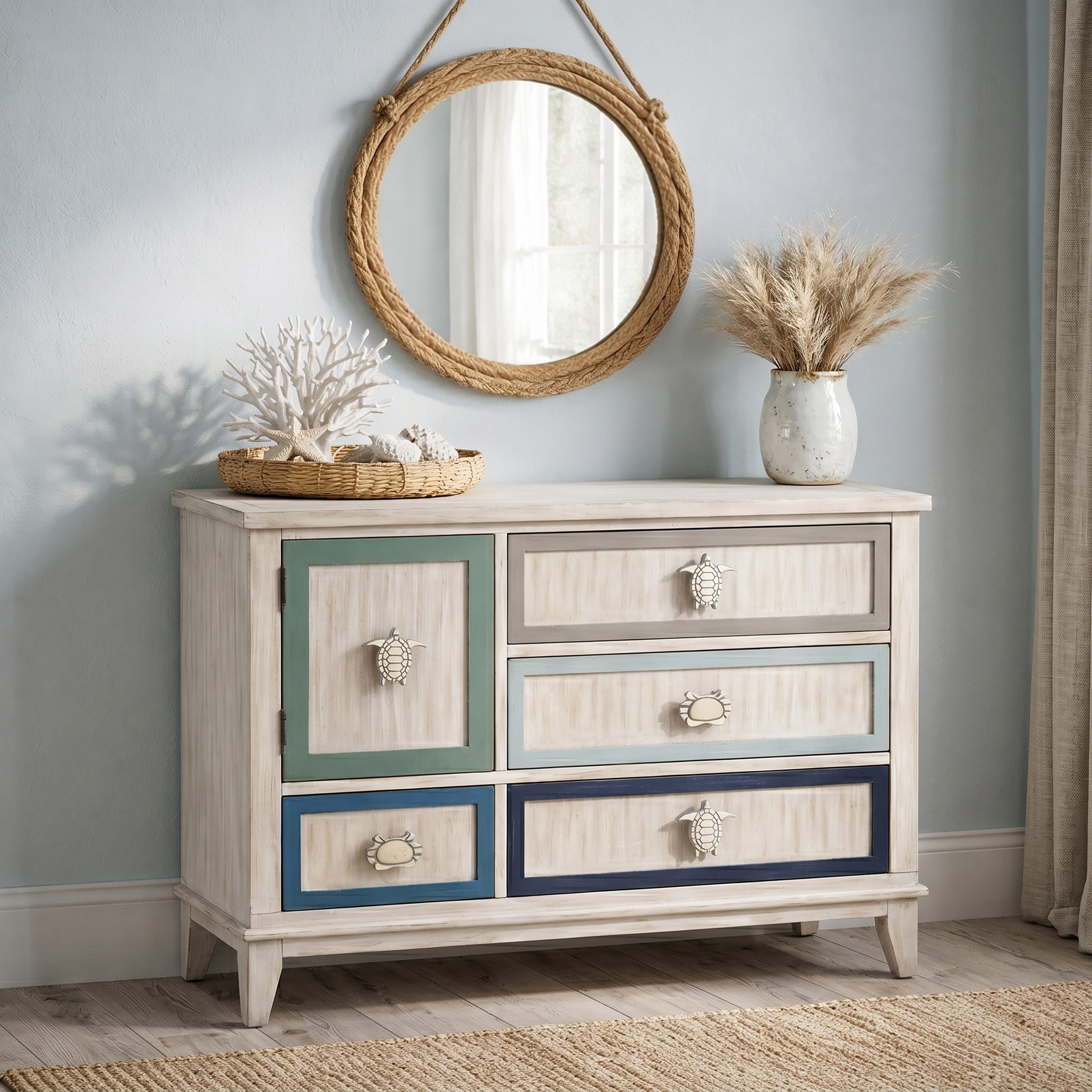 Linon Honu 42" Accent Cabinet, , rollover