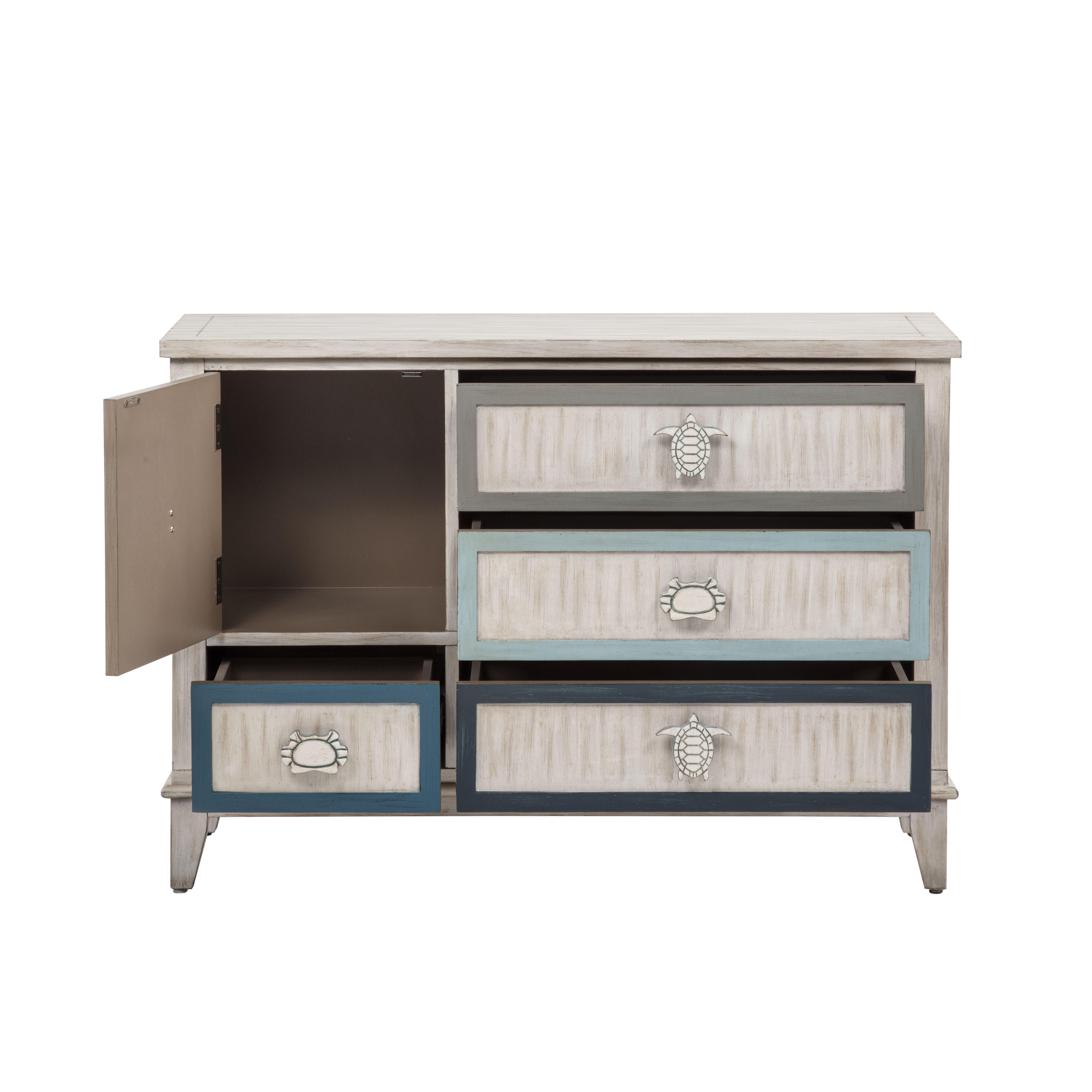 Linon Honu 42" Accent Cabinet, , large