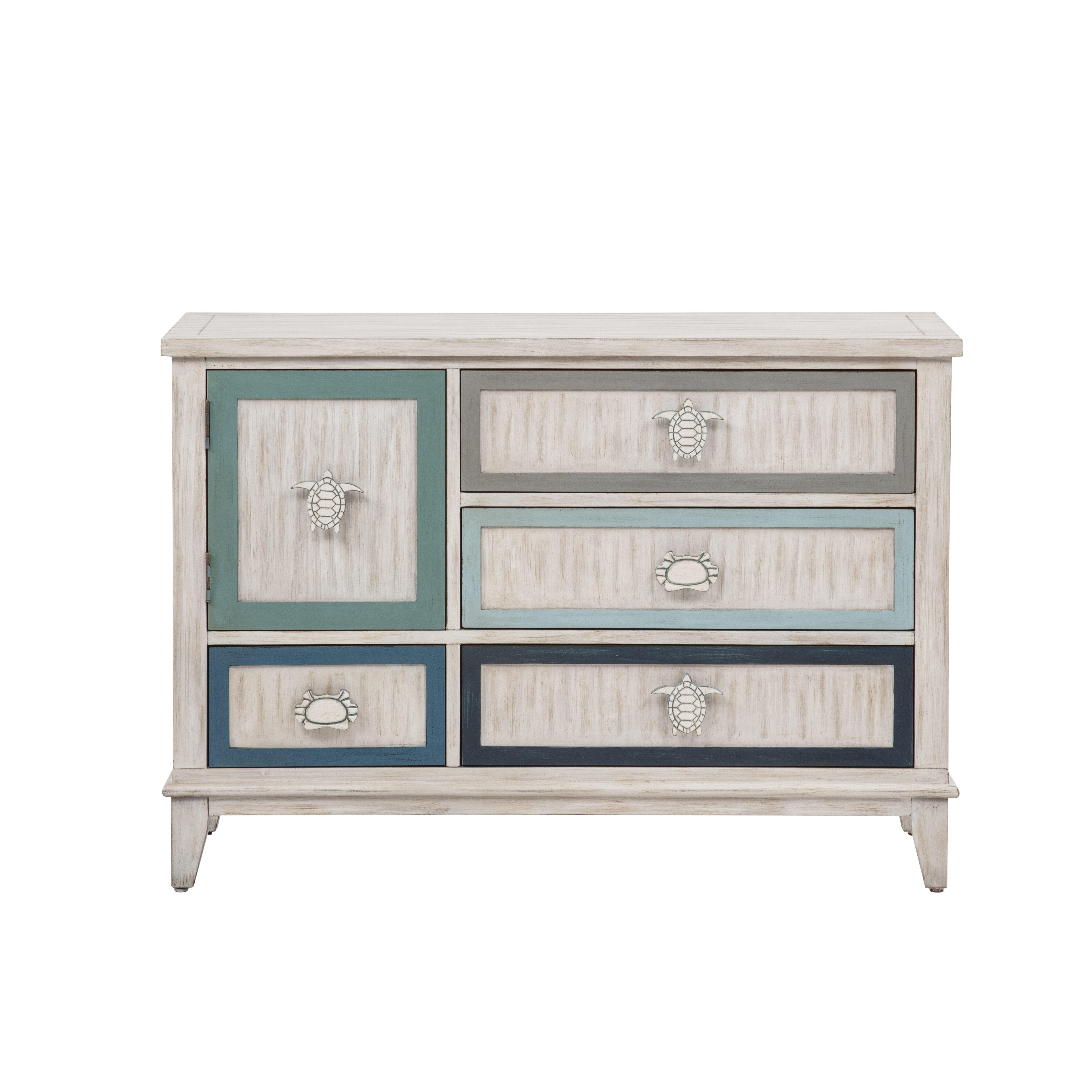 Linon Honu 42" Accent Cabinet, , large
