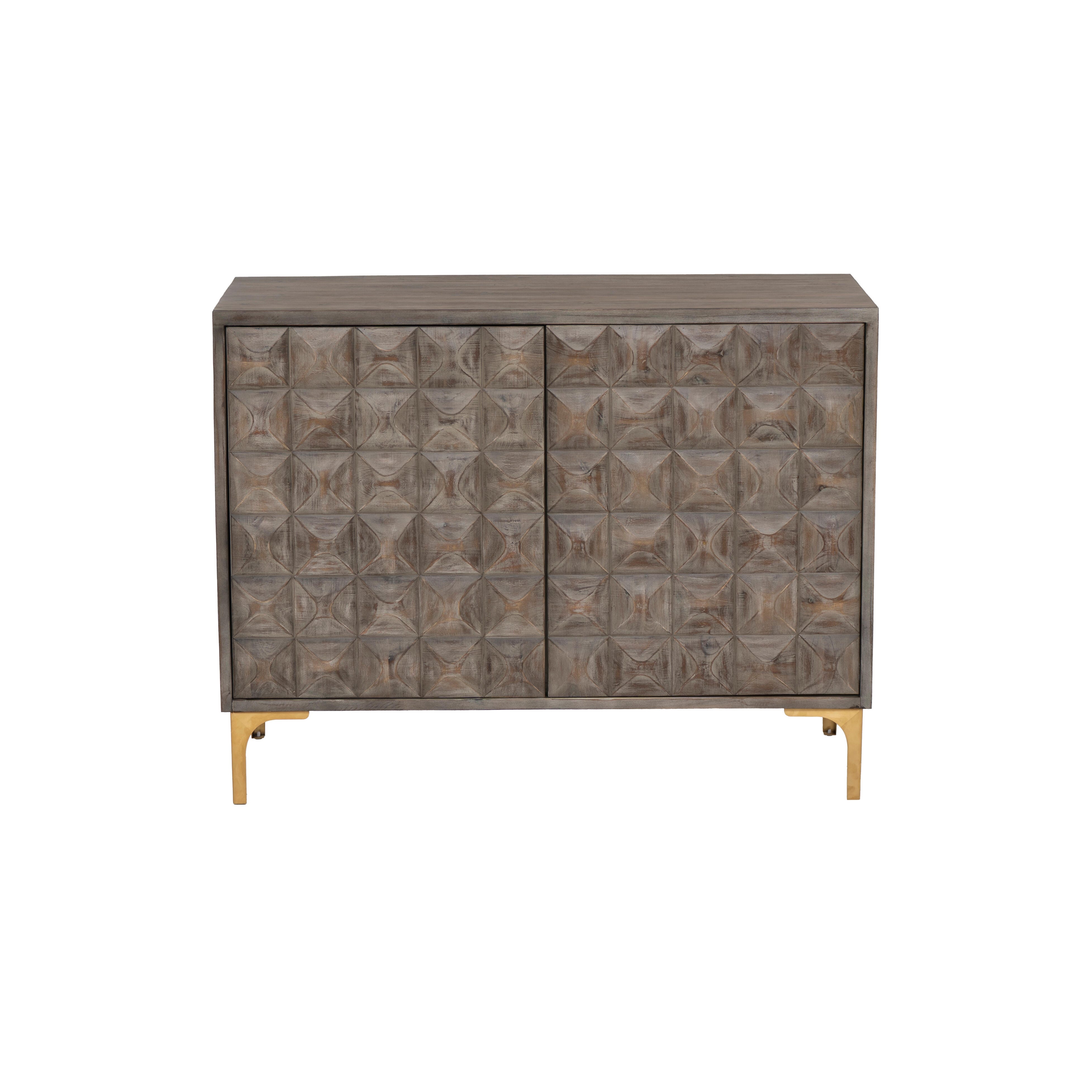 Linon Milo 41" Accent Cabinet, , large