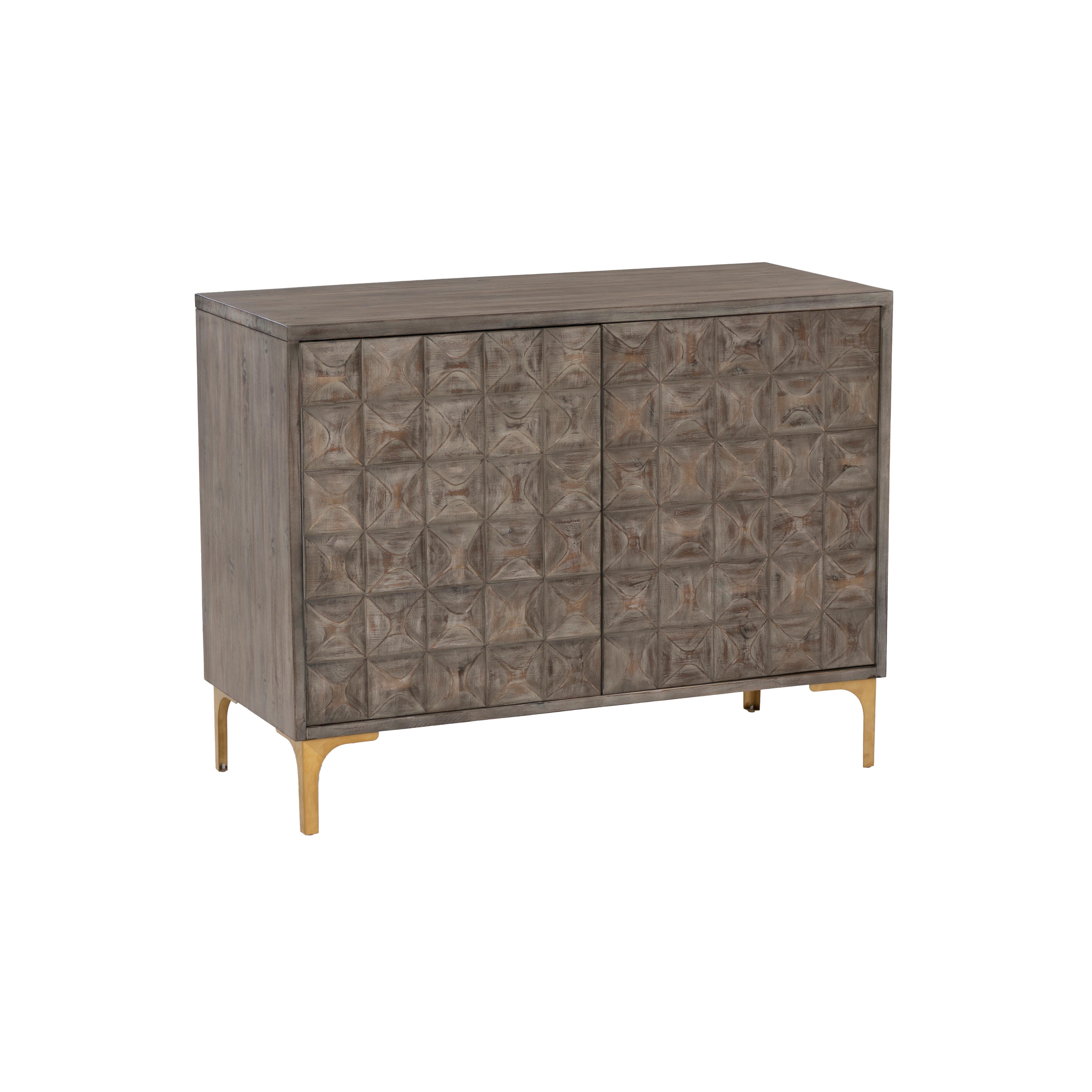 Linon Milo 41" Accent Cabinet, , large