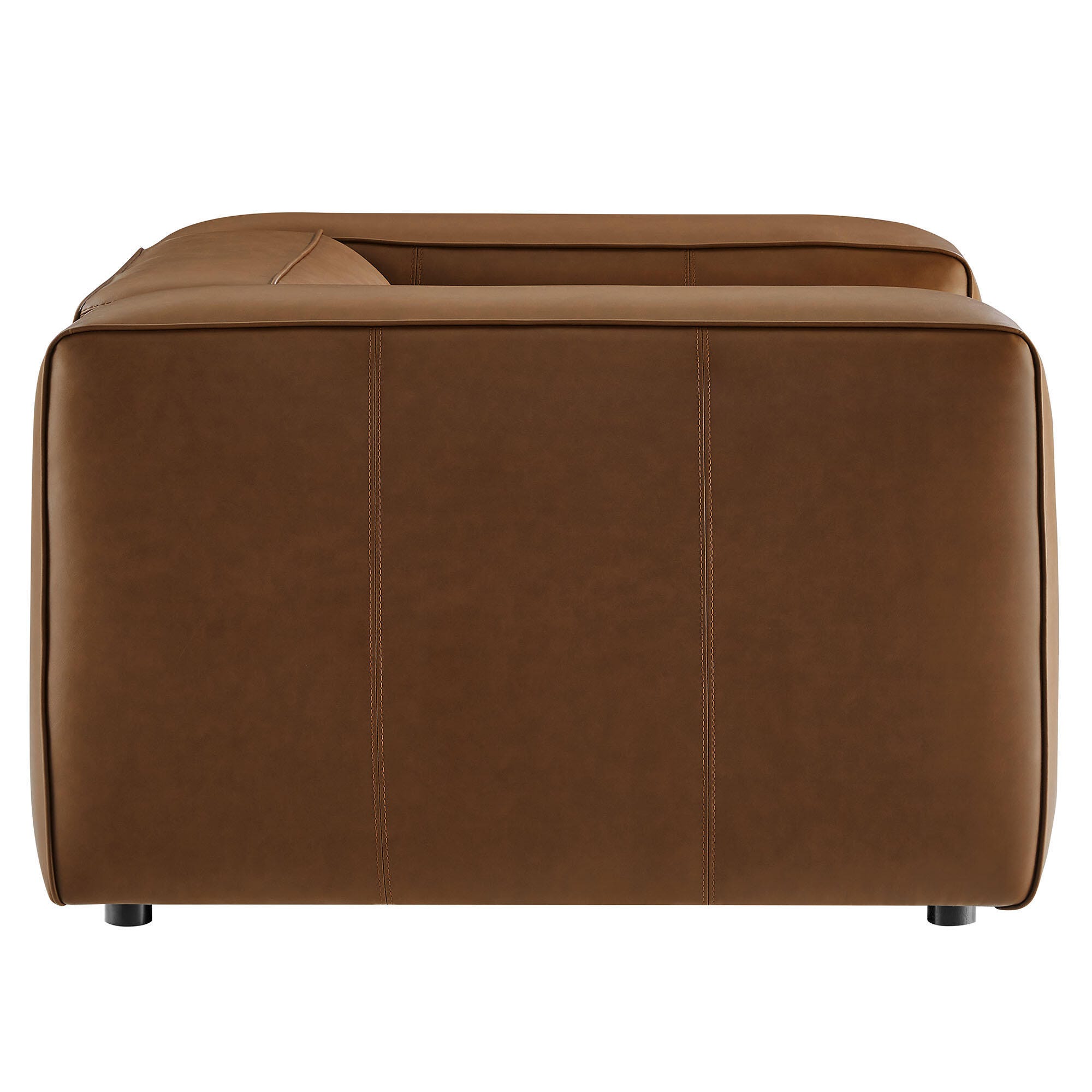 Modway Auren Oversized Chair, Coffee, large
