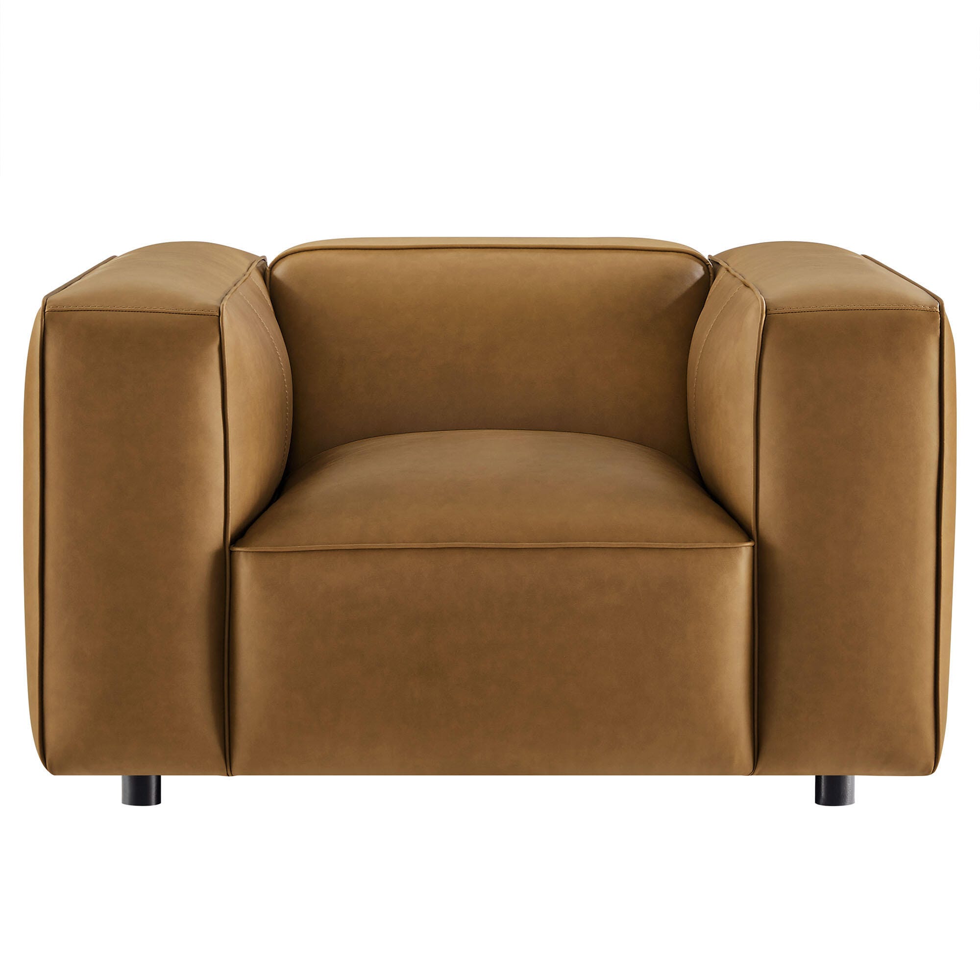 Modway Auren Oversized Chair, Camel, large