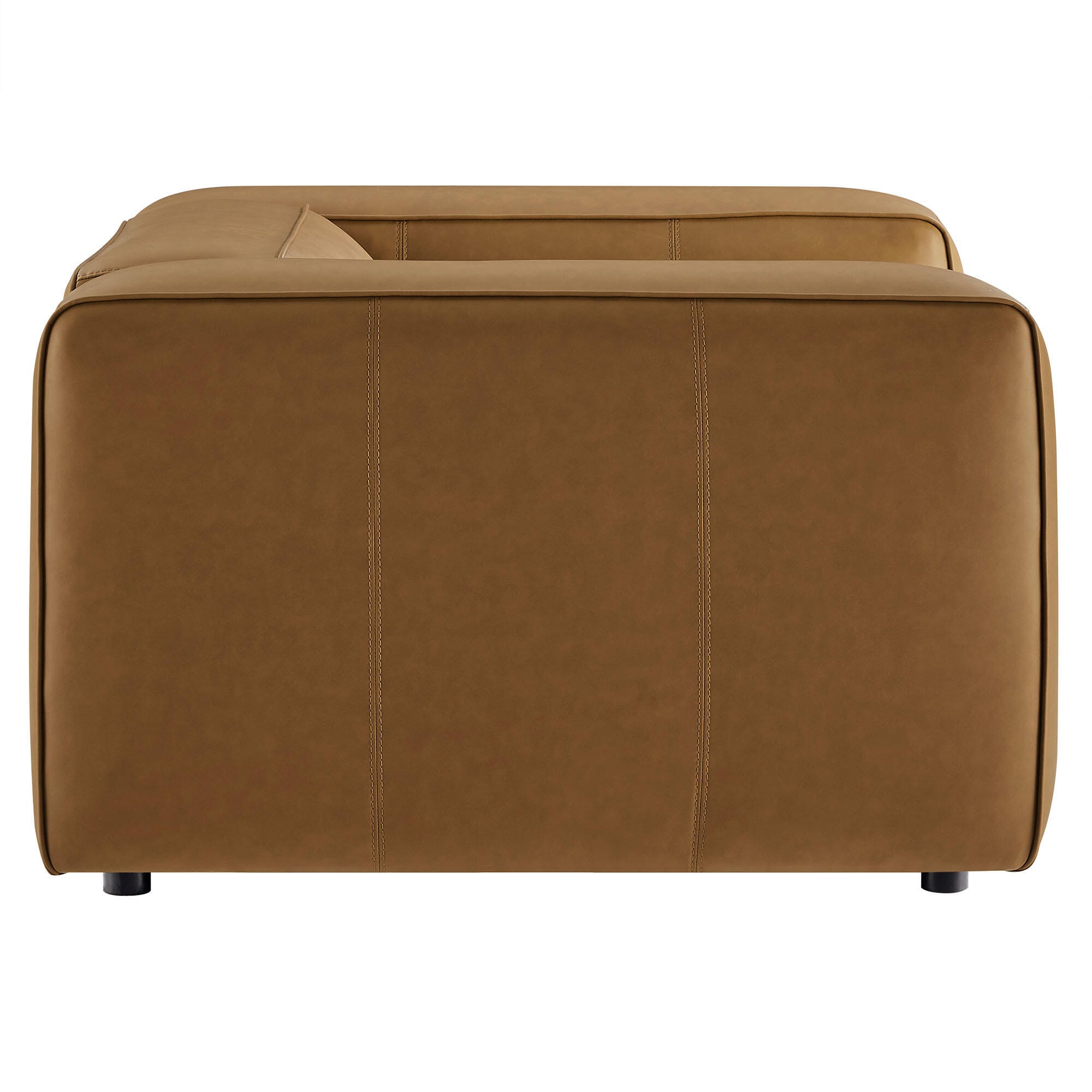 Modway Auren Oversized Chair, Camel, large