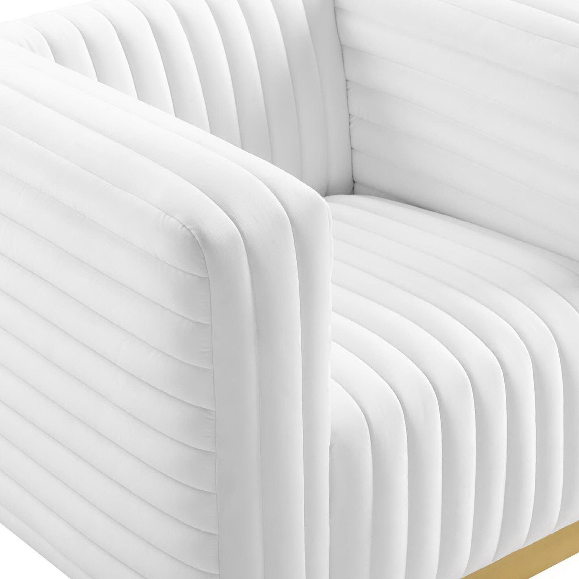 Modway Charisma Accent Chair, White, large