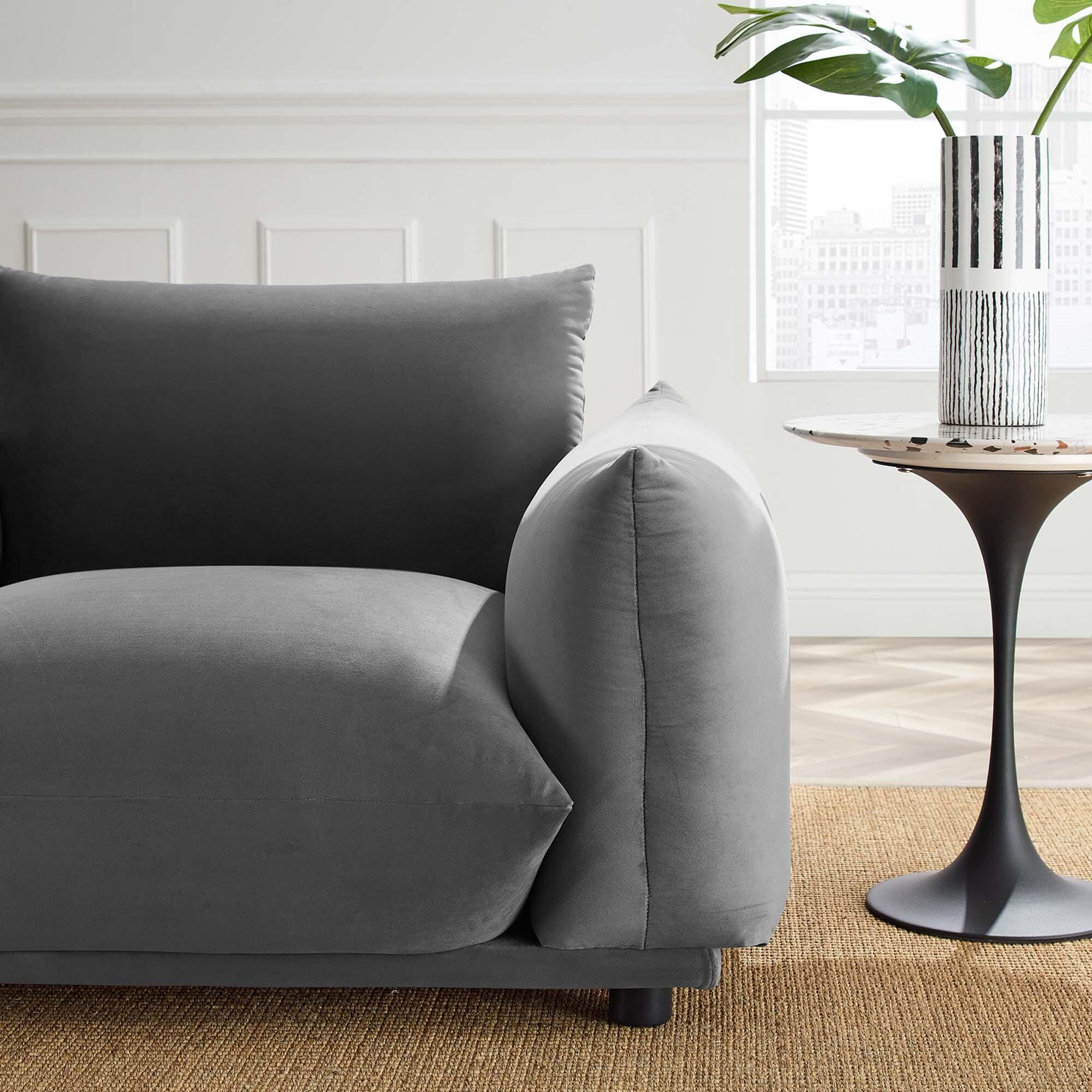 Modway Copious Accent Chair, Gray, large