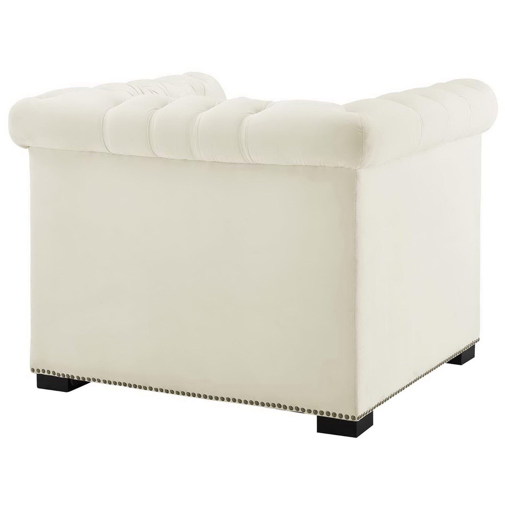 Modway Heritage Accent Chair, Ivory, large