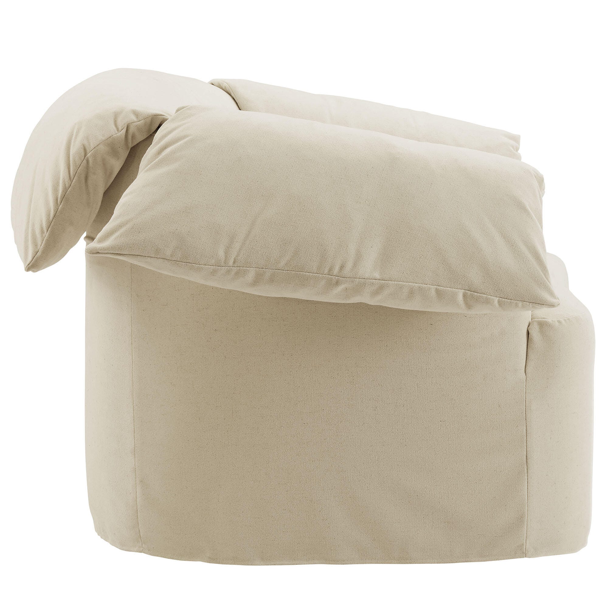 Modway Lark Oversized Chair, Linen, large