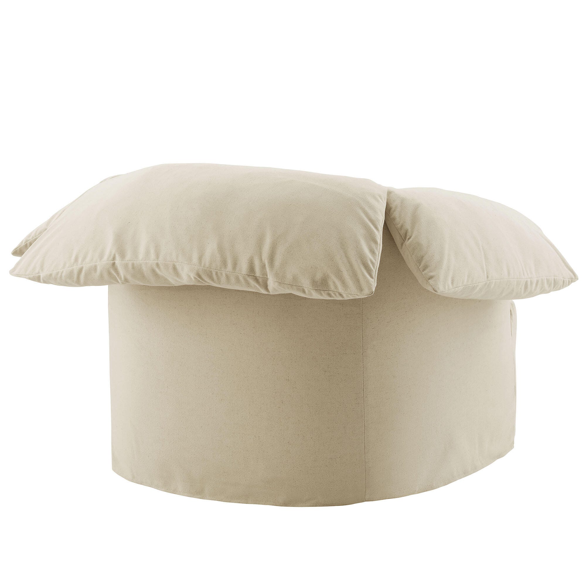 Modway Lark Oversized Chair, Linen, large