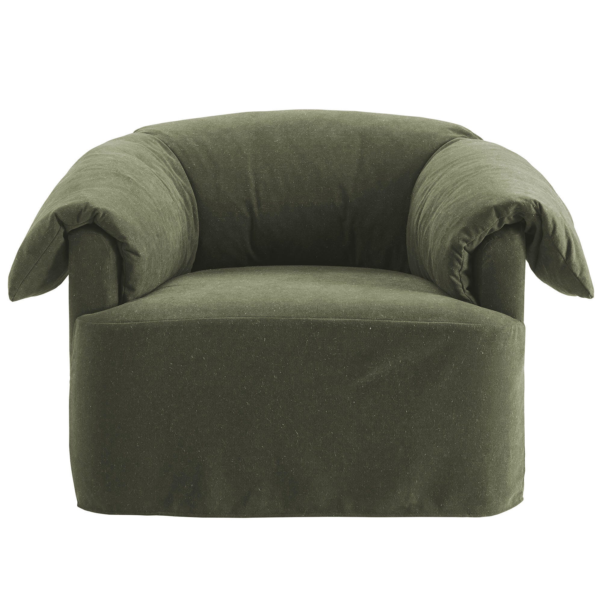 Modway Lark Oversized Chair, Sage, large