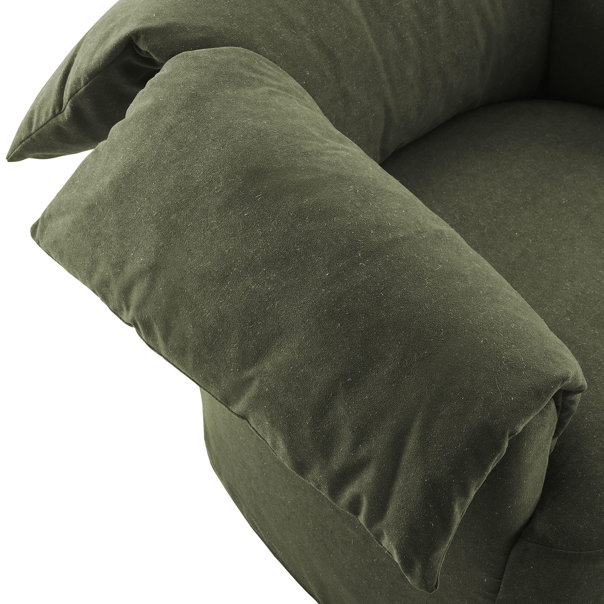 Modway Lark Oversized Chair, Sage, large
