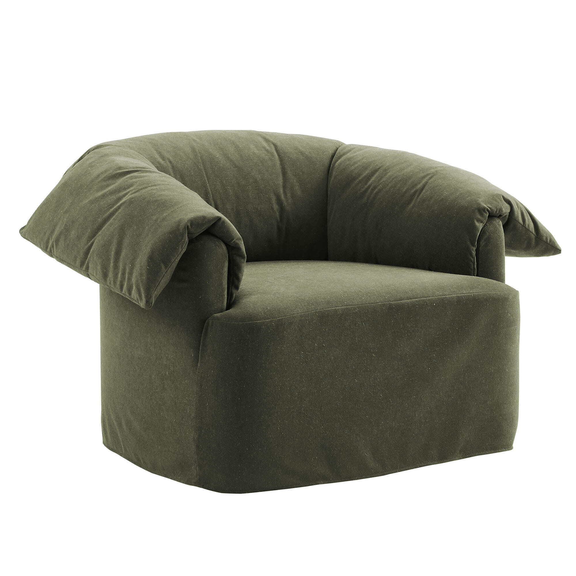 Modway Lark Oversized Chair, Sage, large