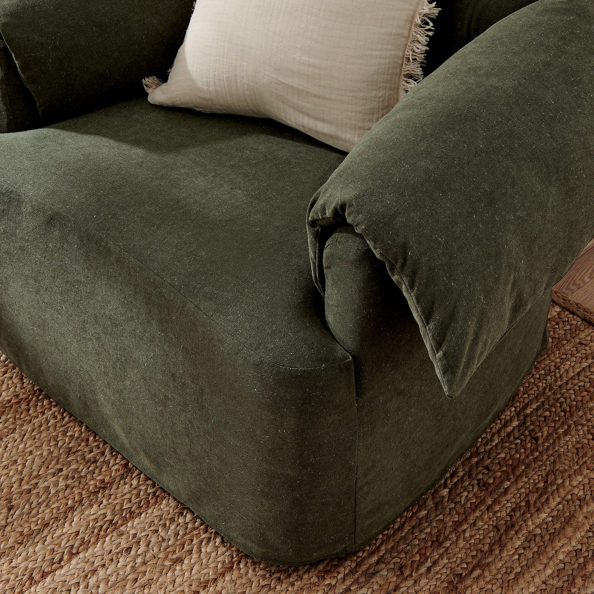 Modway Lark Oversized Chair, Sage, large
