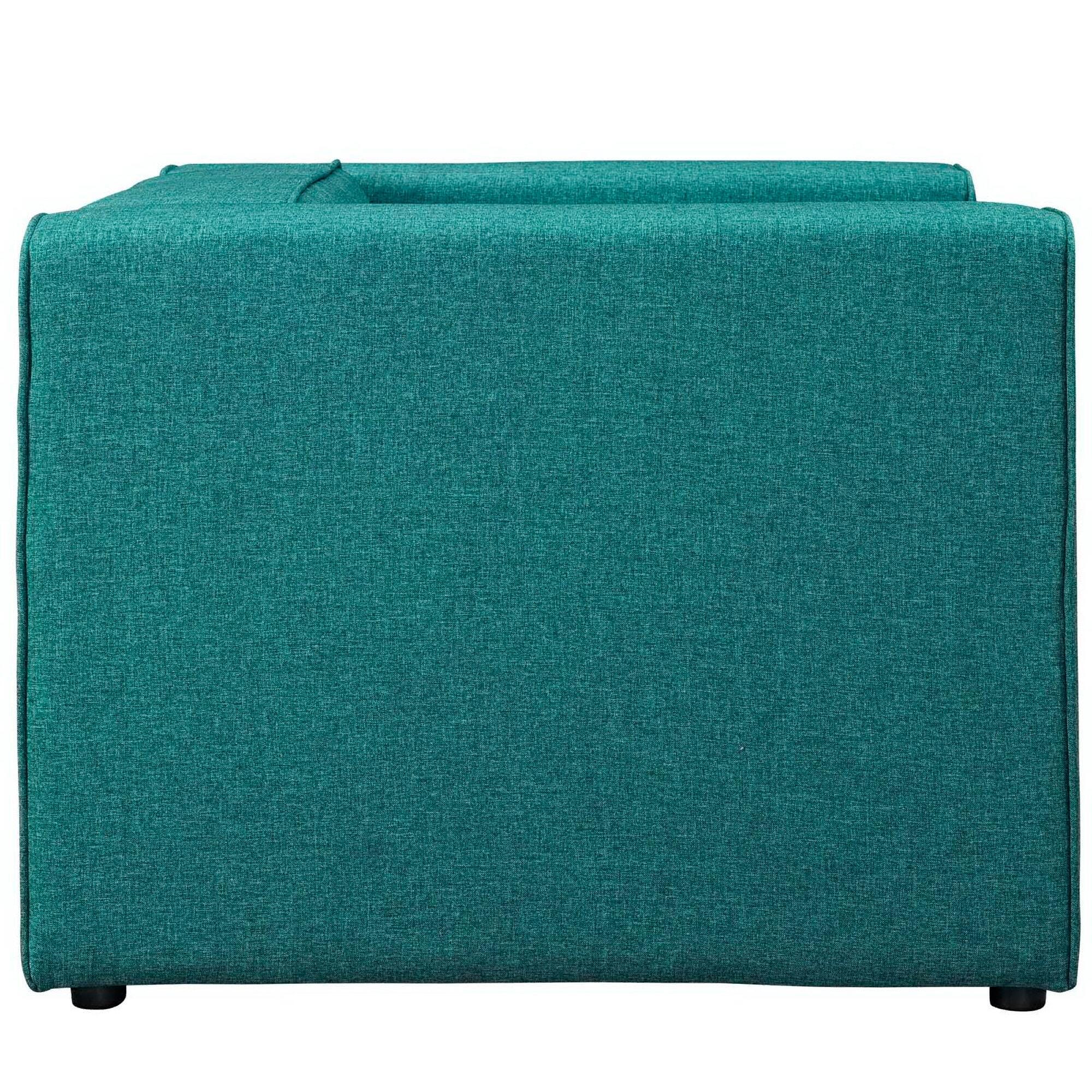 Modway Mingle Accent Chair, Teal, large