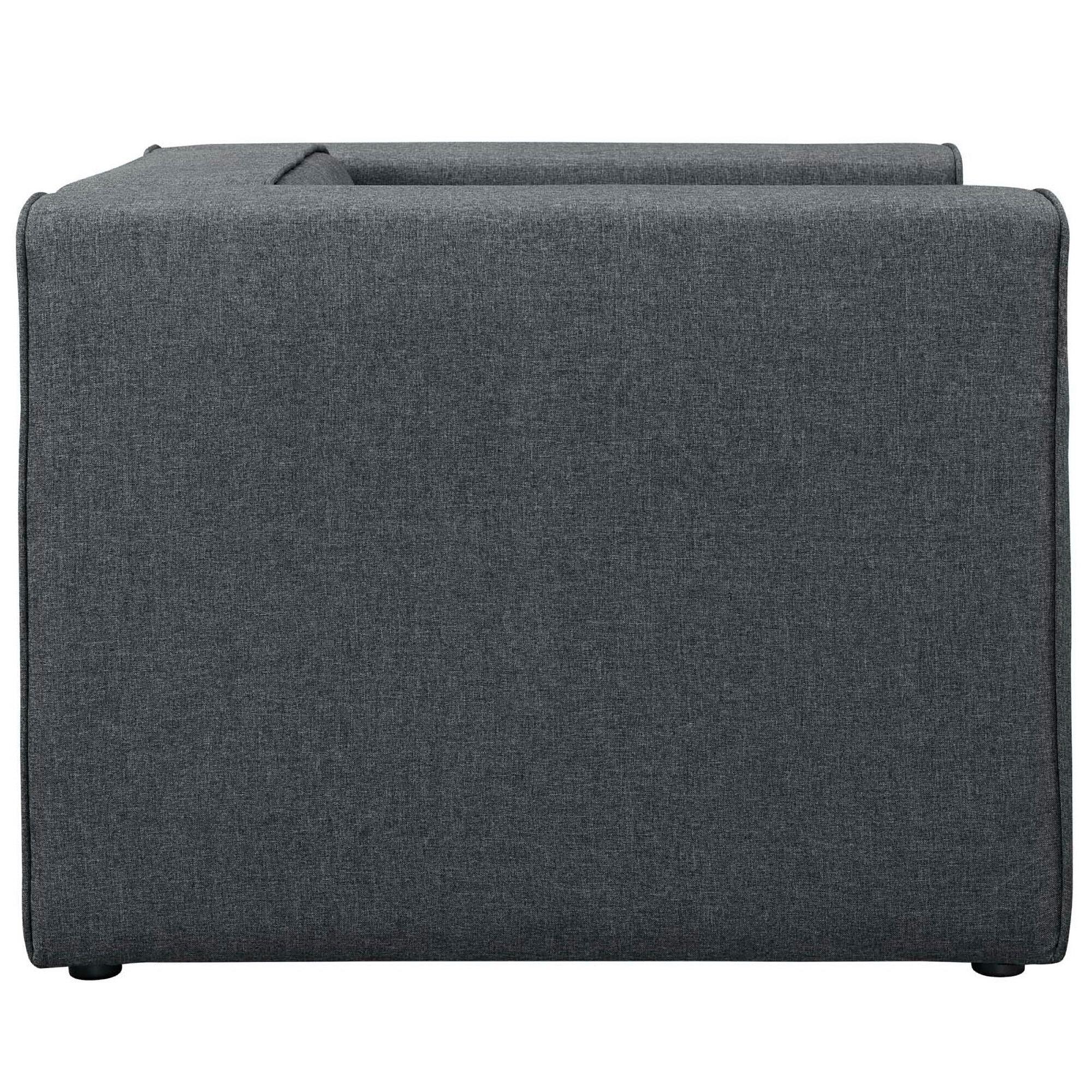Modway Mingle Accent Chair, Gray, large